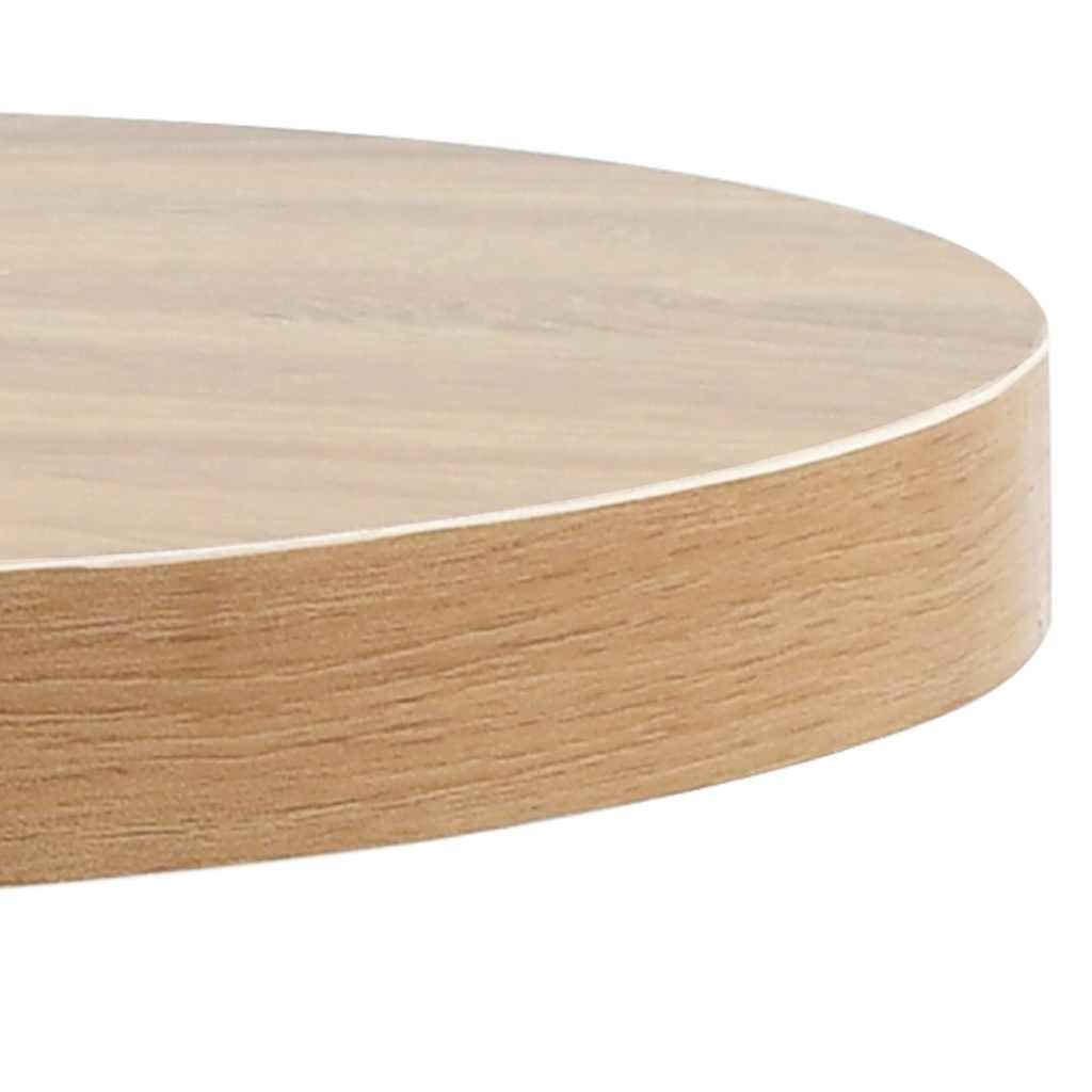 vidaXL Esstisch Bistrotisch Hellbraun 50 cm MDF (1-St) – Bild 4 von 5