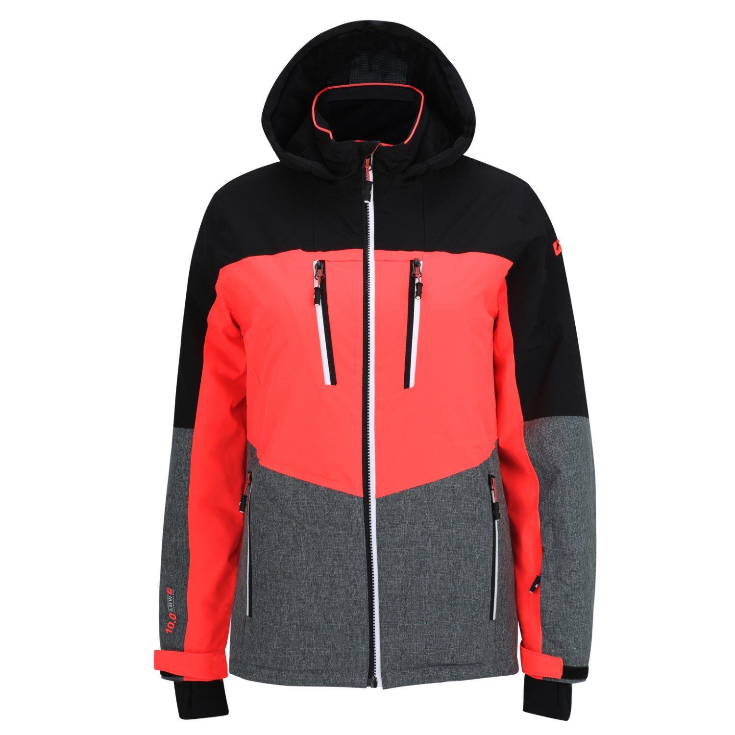 Funktionsjacke Skijacke mit Kapuze und Schneefang