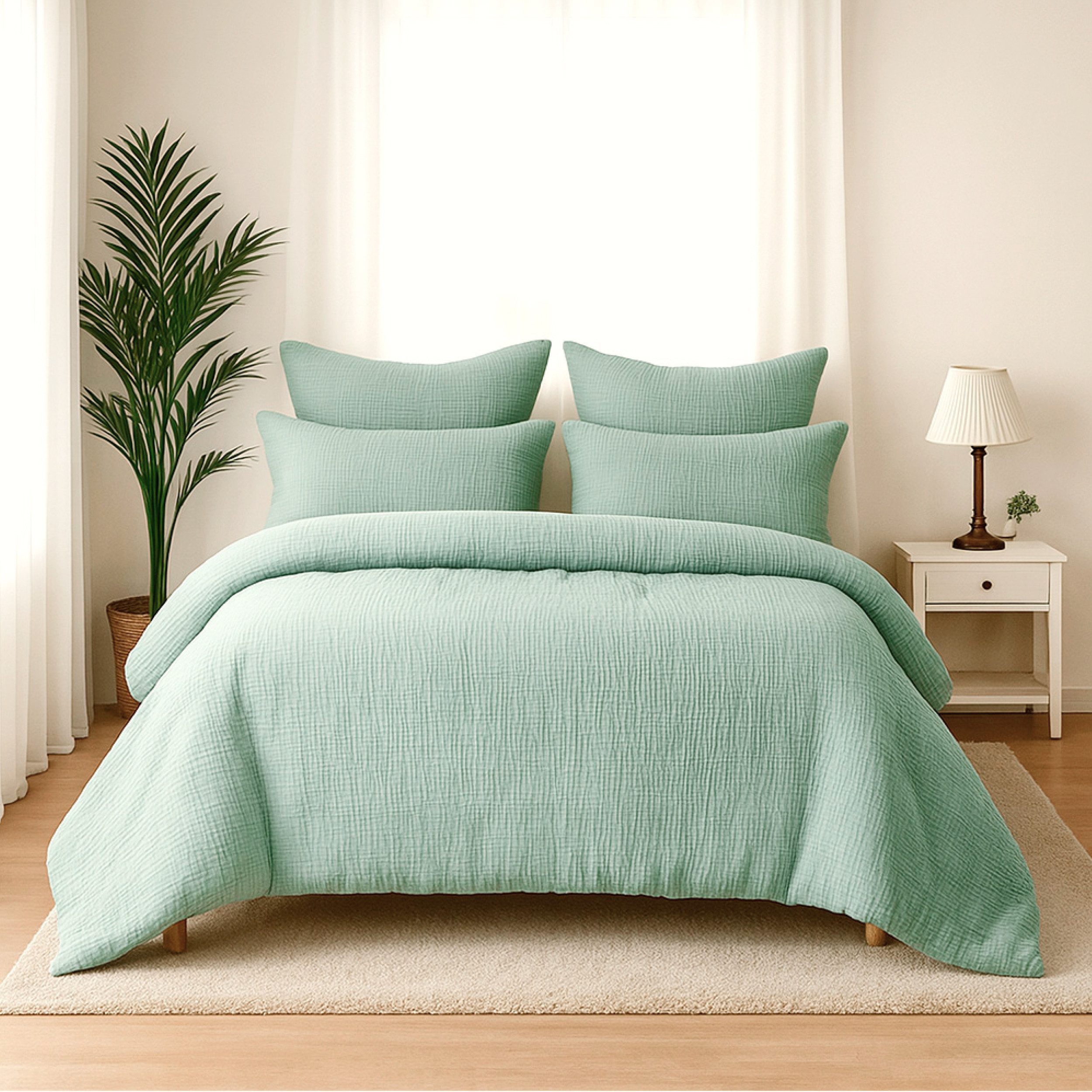 Wolkenfeld Bettwäsche Wolkenfeld Premium Musselin mit Reißverschluss, Musse günstig online kaufen