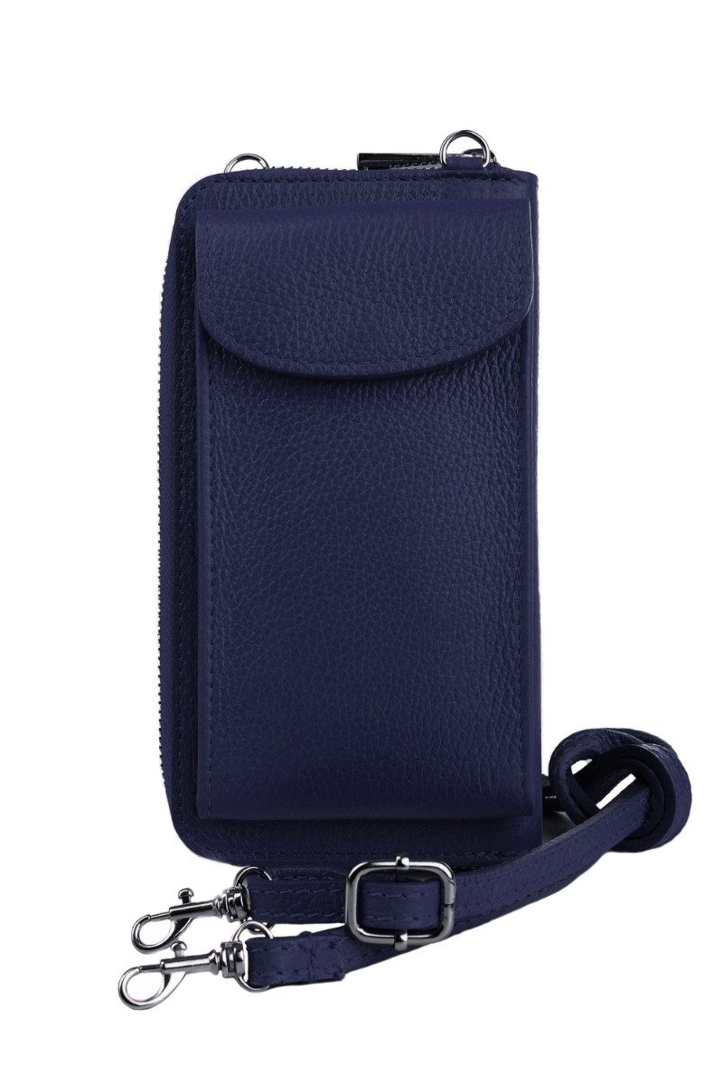 CASSANDRA Handtasche Handytasche - FINESSA - marine, senfgelb