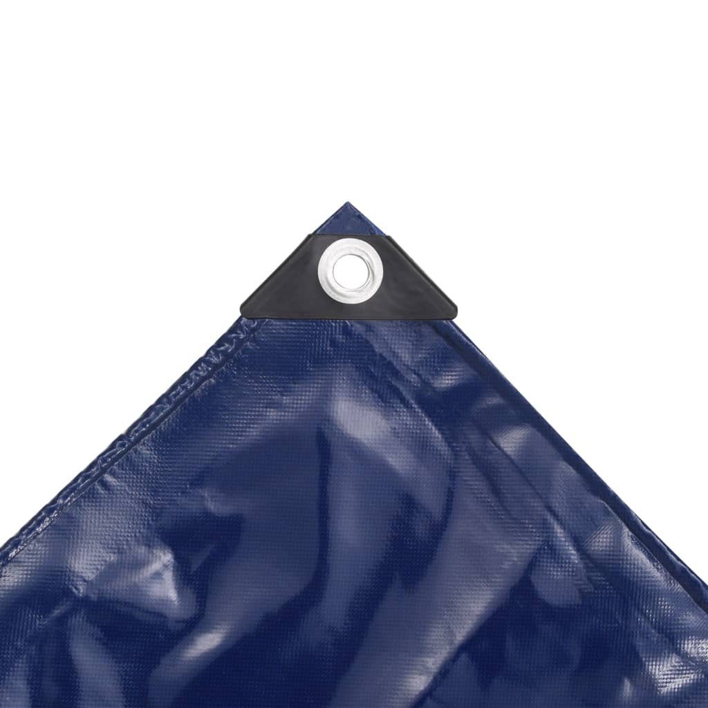 vidaXL Schutzplane Abdeckplane 650 g/m² 5 x 6 m Blau (1-St)