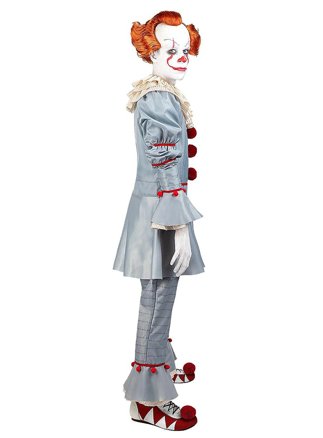 Funidelia Clown-Kostüm ES Kap. 2 Pennywise Kostüm Halloween Kostüm Herren, Offizielles Kostüm der Neuauflage des Horrorfilms 'It' von Stephen Ki