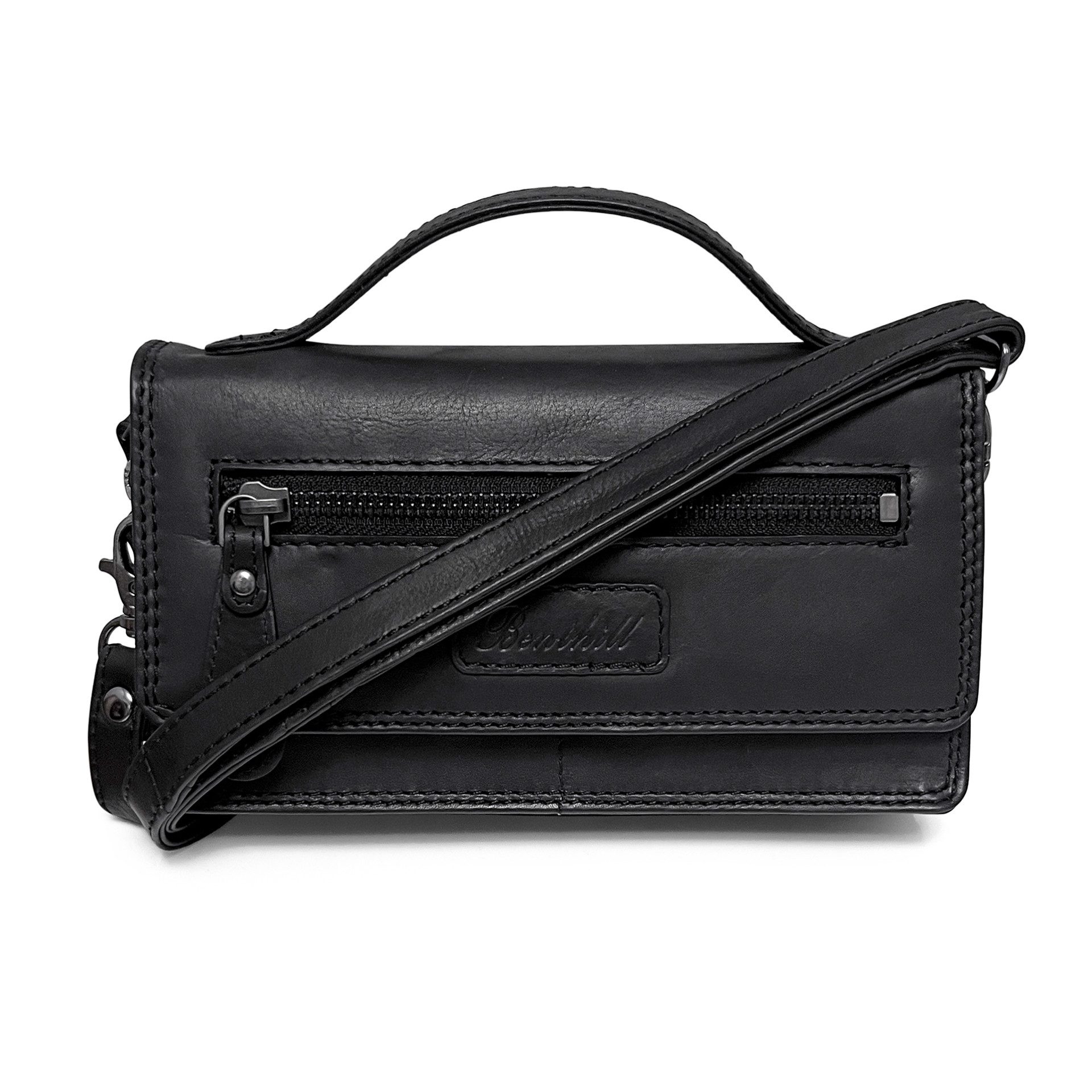 Benthill Geldbörse Echt Leder XXL Reisebrieftasche günstig online kaufen