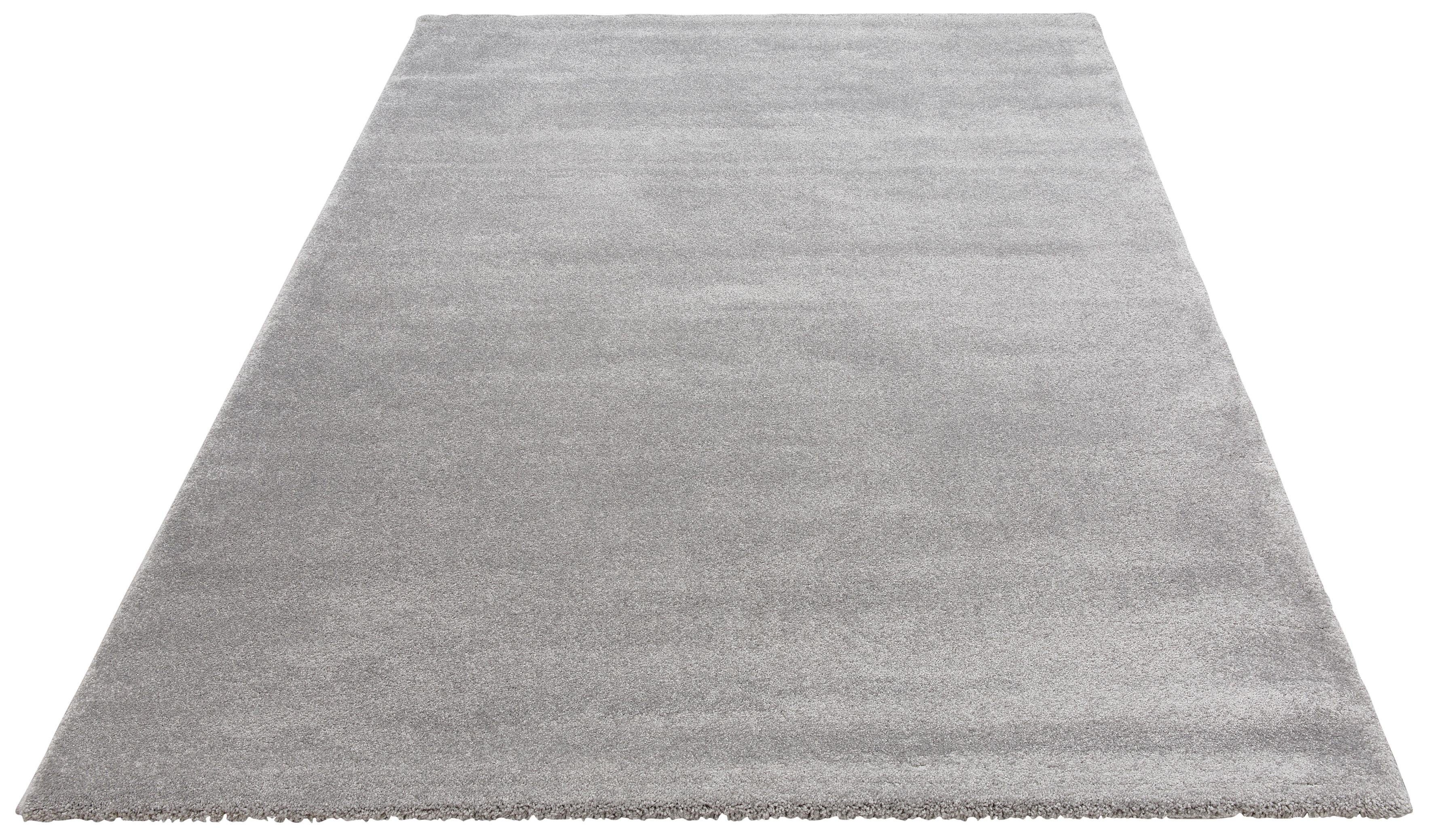 Teppich Thea, andas, rechteckig, Höhe: 20 mm, Pastell-Farben, Teppich,  einfarbig, weich, fürs Wohnzimmer, 3,67 Kg/m² Gesamtgewicht