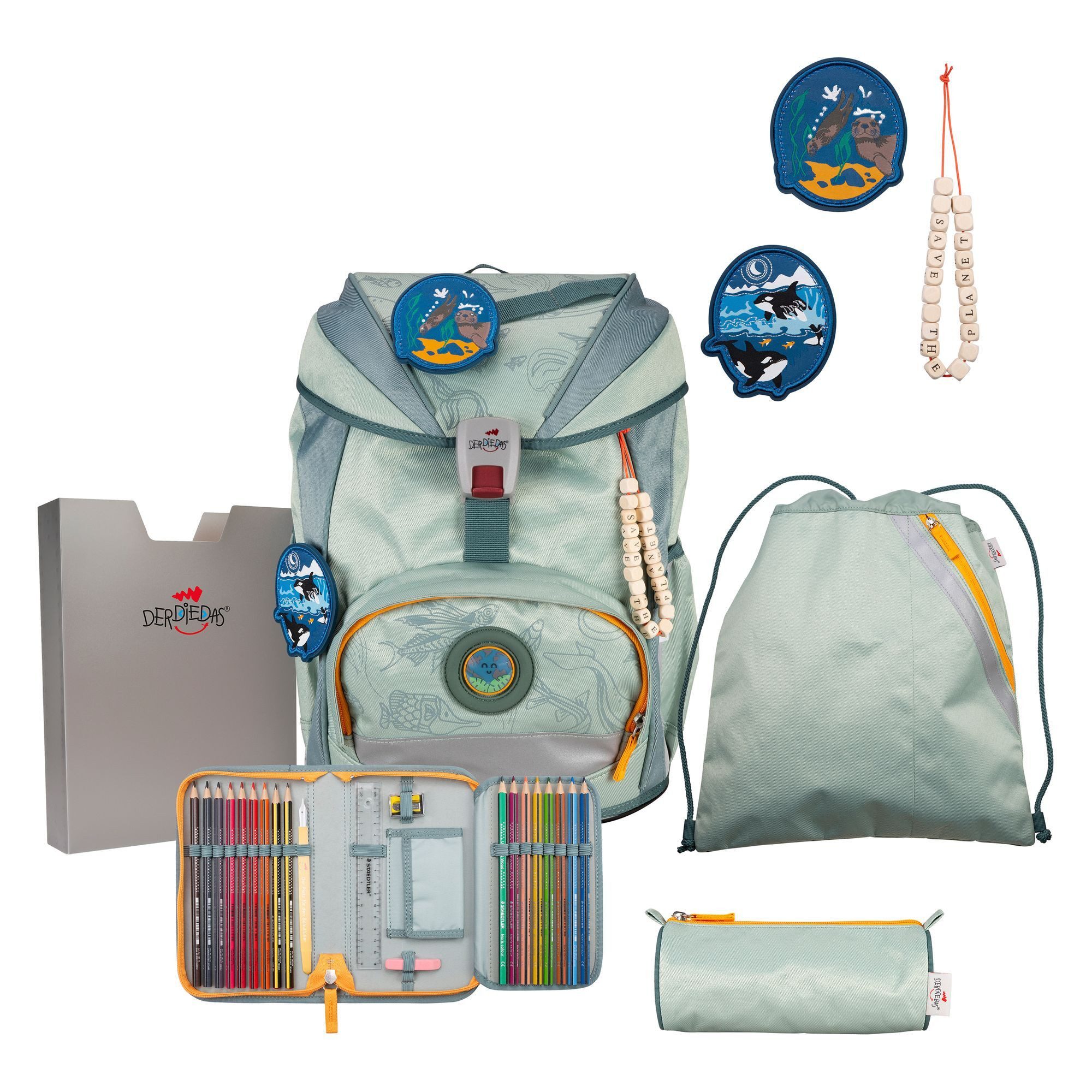 DerDieDas® Schulranzen ErgoFlex (5-tlg), Polyester