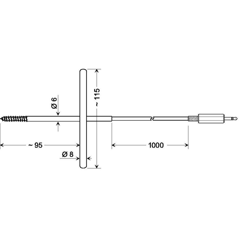 Greisinger Thermodetektor Greisinger GGF 175 Gefriergutfühler -70 bis 200 °C Fühler-Typ Pt1000