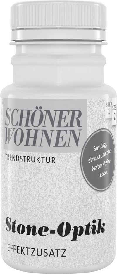 SCHÖNER WOHNEN FARBE Effekt-Zusatz TRENDSTRUKTUR Stone-Optik Effektzusatz, einzigartige Oberflächen mit sandig strukturiertem Stein-Effekt