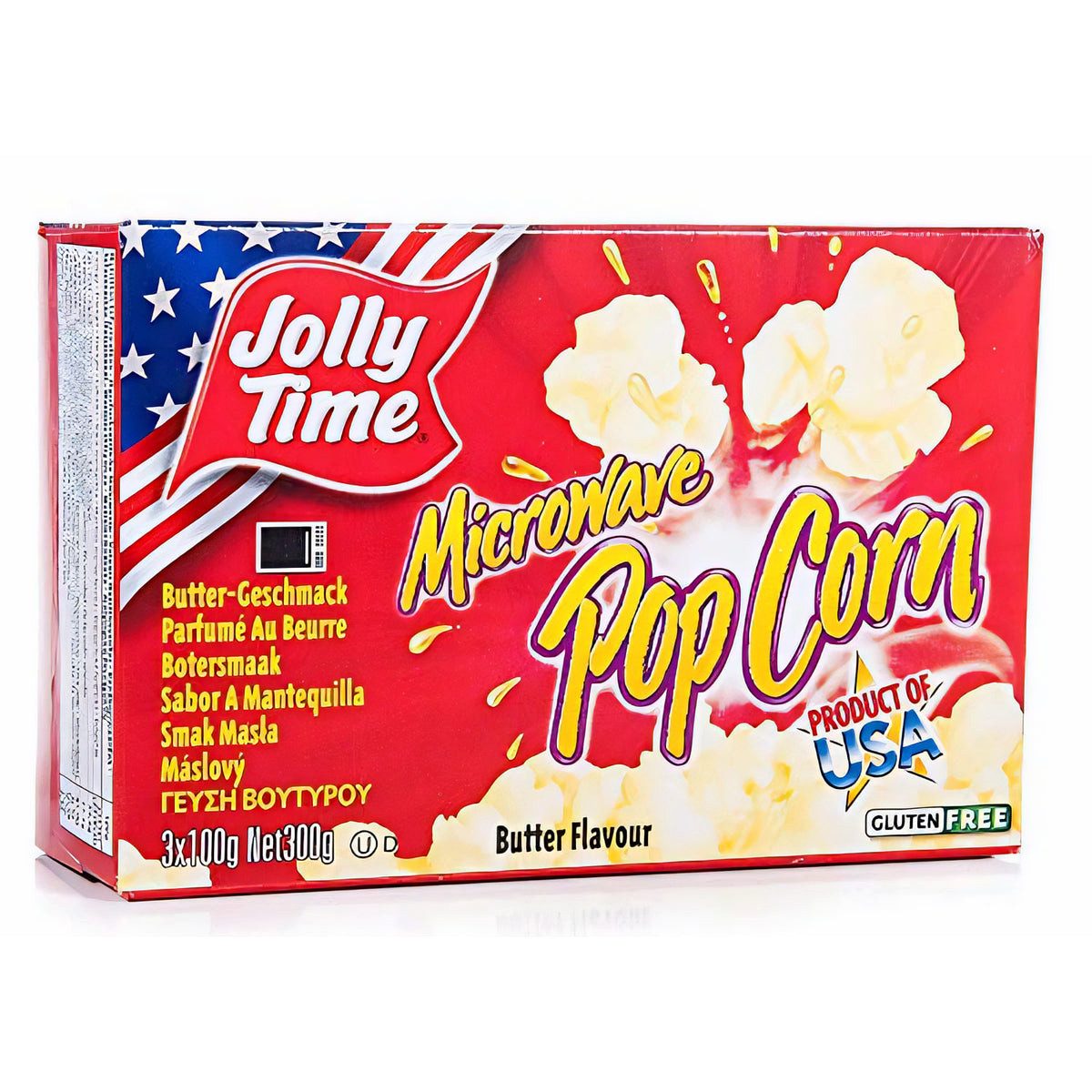 JOLLY Riegel Jolly Time Microwave Popcorn Butter, 300 g