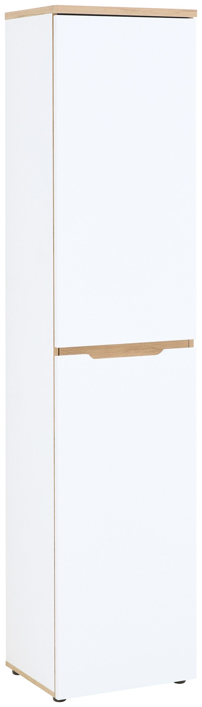 freiraum Aktenschrank Memphis in Weiß / Artisan Eiche Dekor - 45x197x38 (BxHxT)