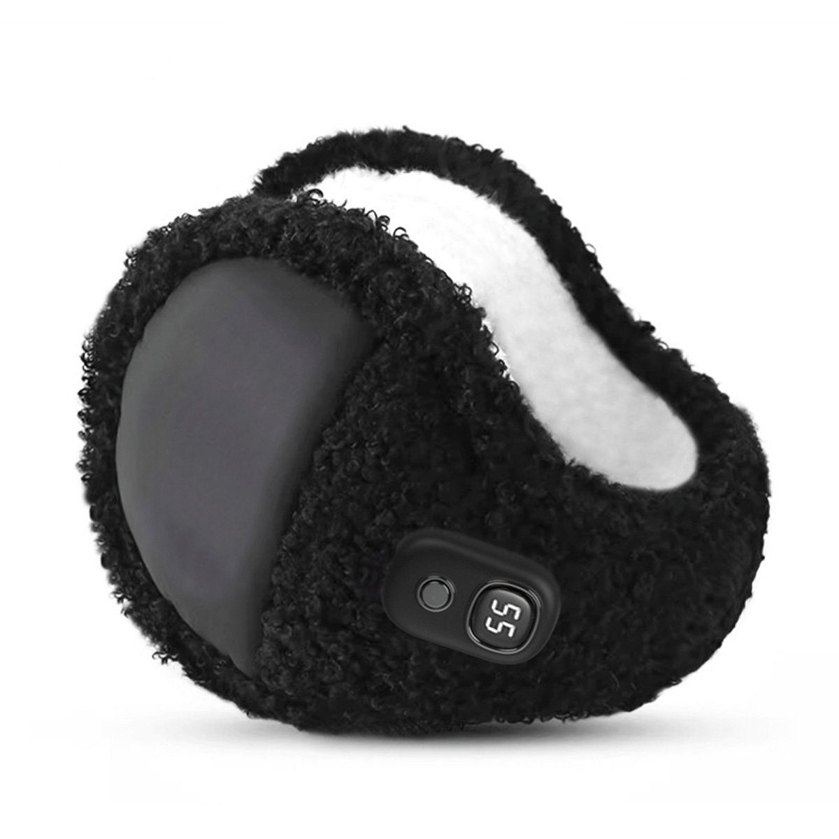 DOPWii Ohrenmütze Beheizte Ohrenschützer, 55°C faltbare Shaker-Ohrwärmer