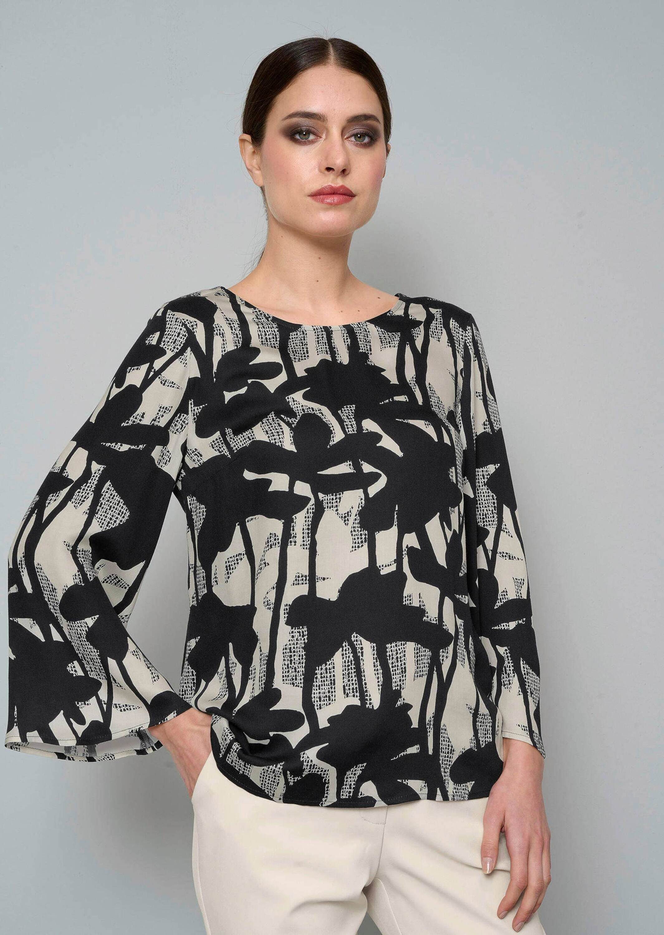 Alba Moda Schlupfbluse Bluse mit Zierband günstig online kaufen