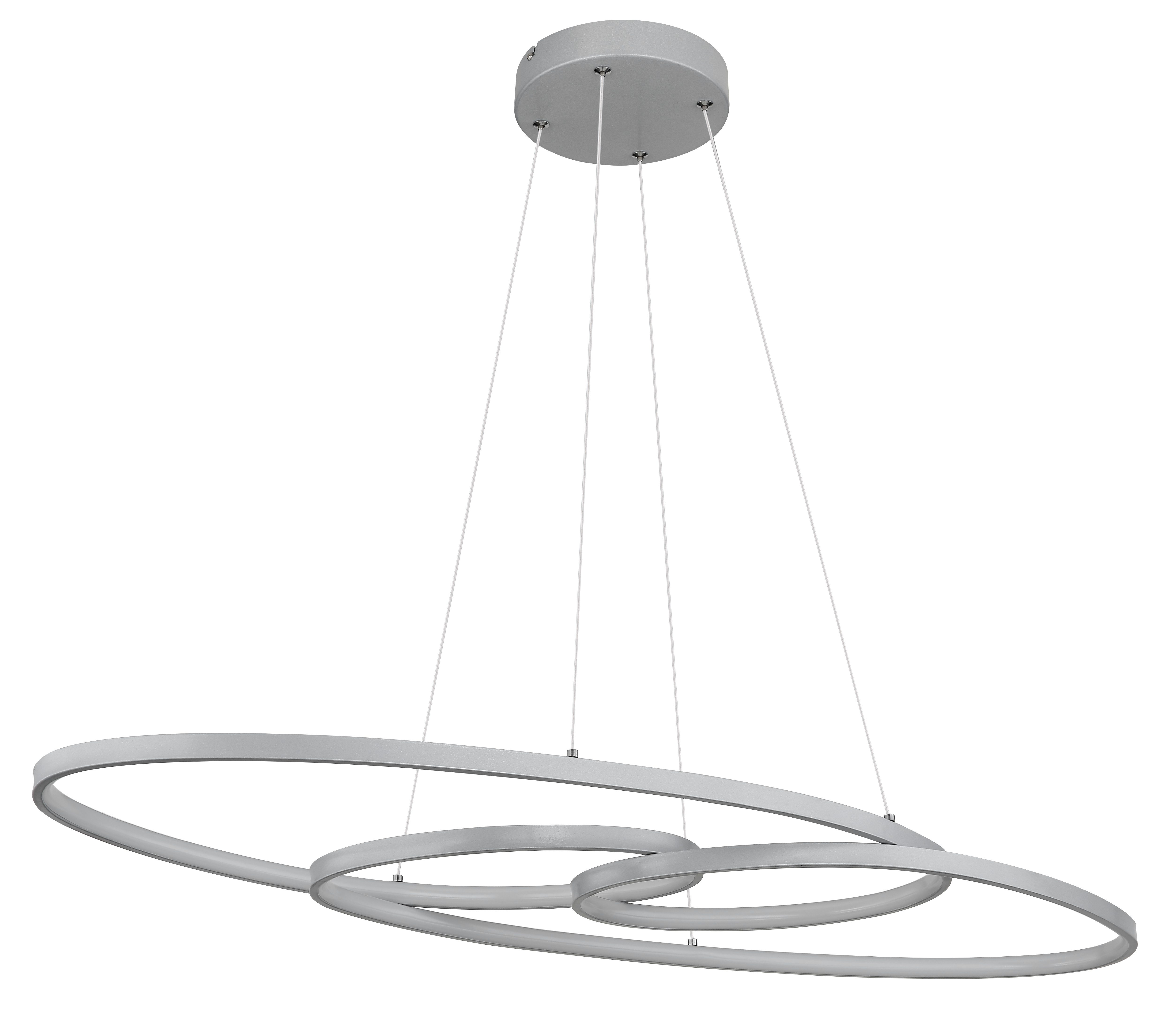 GLOBO LIGHTING LED Pendelleuchte SPIRA, Memoryfunktion, LED fest integriert, Hängelampe/Hängeleuchte/Wohnzimmer/Esstisch/elegant
