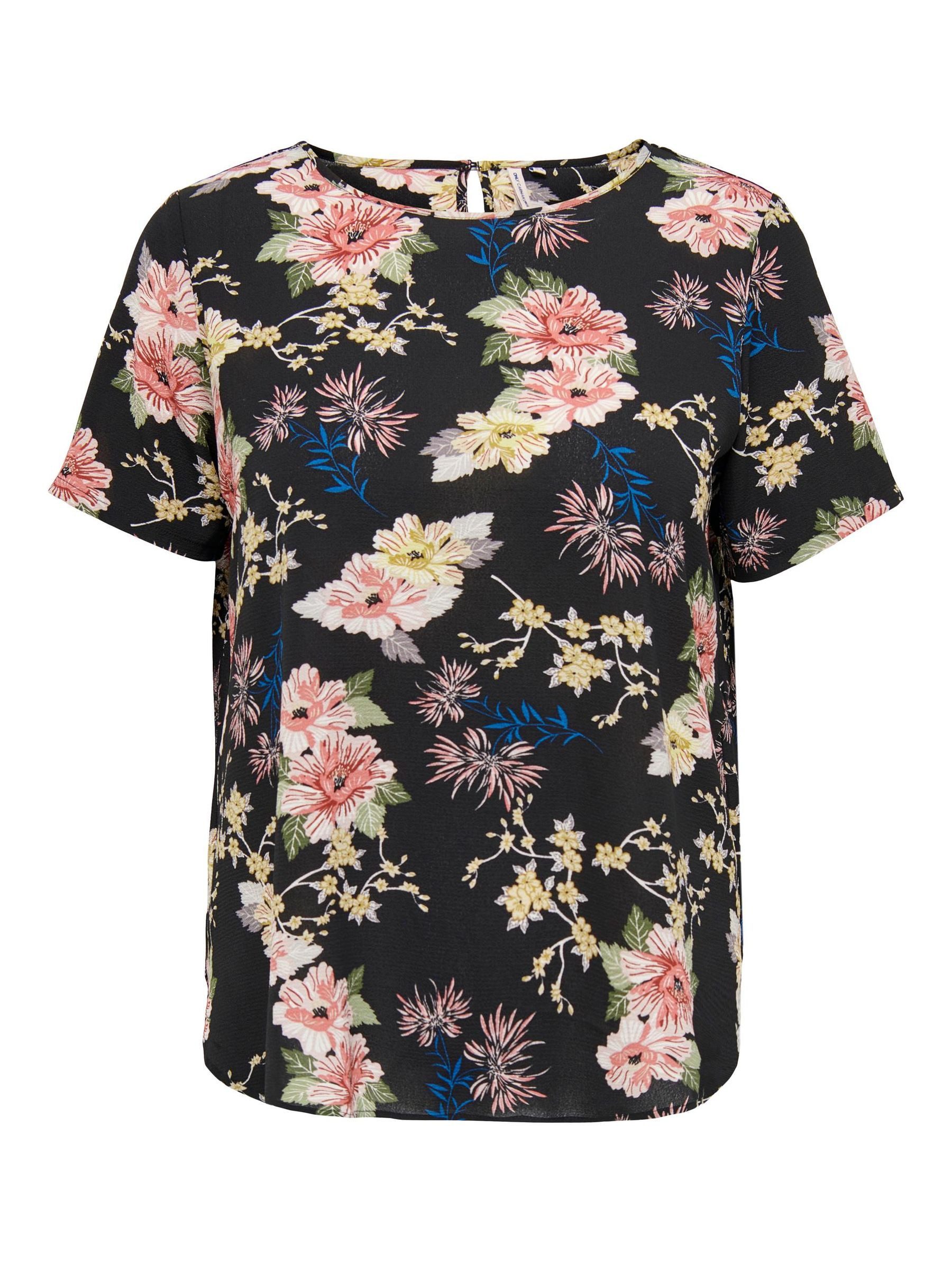ONLY CARMAKOMA Blusenshirt (1-tlg) CARVICA SS AOP TOP NOOS günstig online kaufen