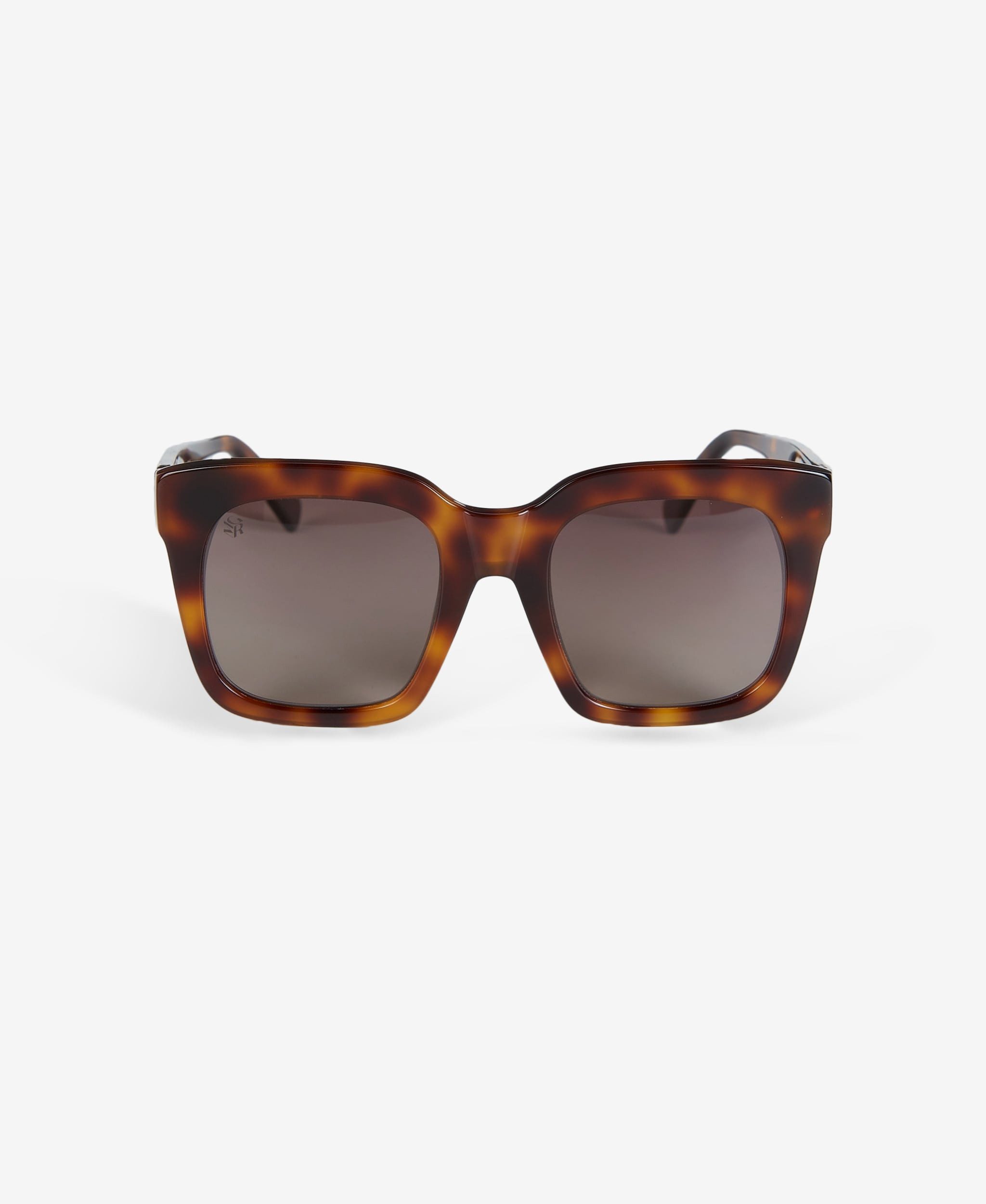 GLAMIRA Sonnenbrille Glänzende Übergroße Klassische Havana-Damensonnenbrille (1-St) mit polarisierten Linsen