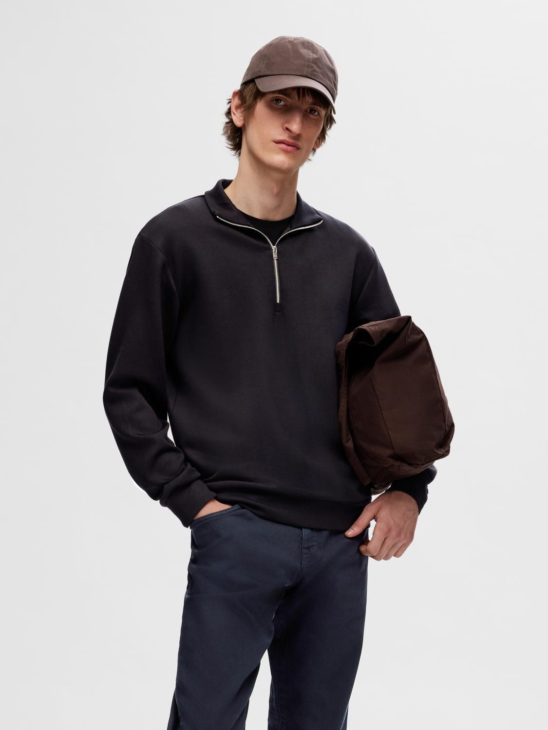SELECTED HOMME Sweatshirt SLHEMANUEL SOFT ZIP günstig online kaufen