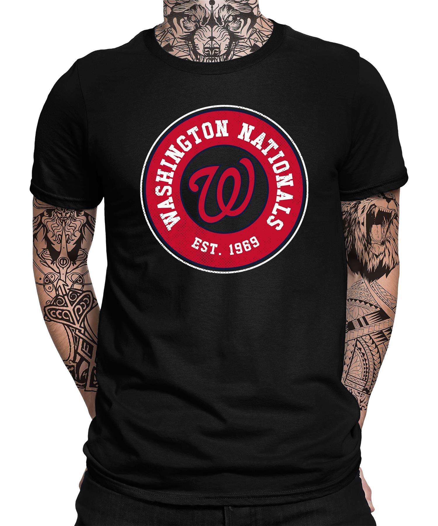 Quattro Washington Nationals Formatee T-Shirt (1-tlg) Kurzarmshirt Herren