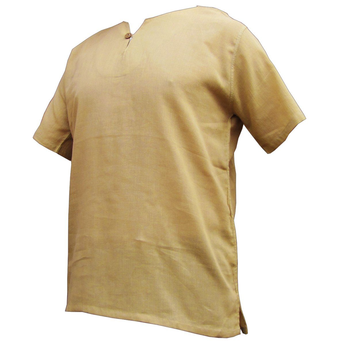 PANASIAM Kurzarmhemd Luftig leichtes Sommerhemd 'K' aus weicher Baumwolle für Herren Freizeithemd wahlweise Langarmhemd oder Kurzarmvariante Fischerhemd