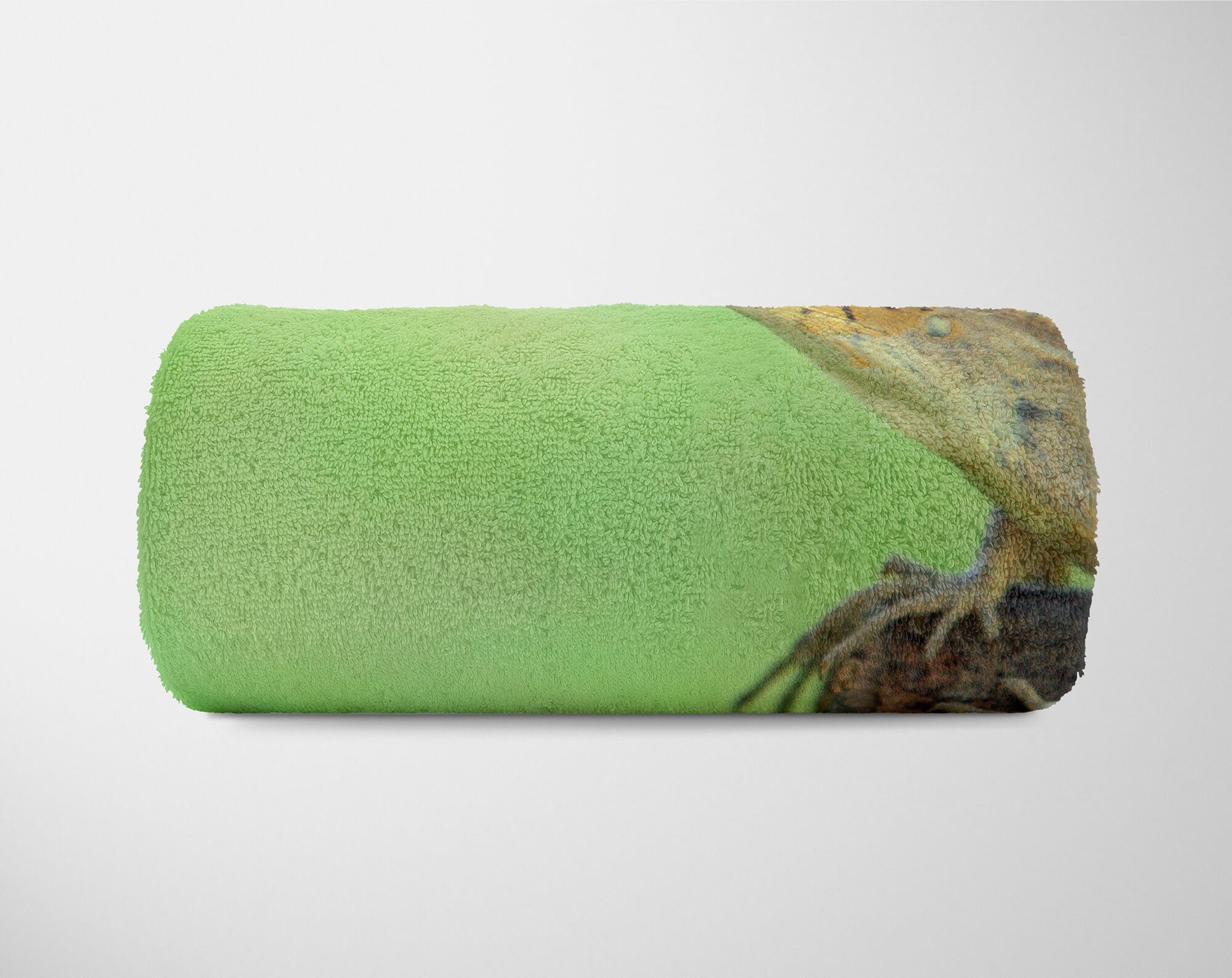 Echse, mit Leguan Tiermotiv Strandhandtuch Handtücher Kuscheldecke Sinus Saunatuch Handtuch Art Baumwolle-Polyester-Mix (1-St), Handtuch