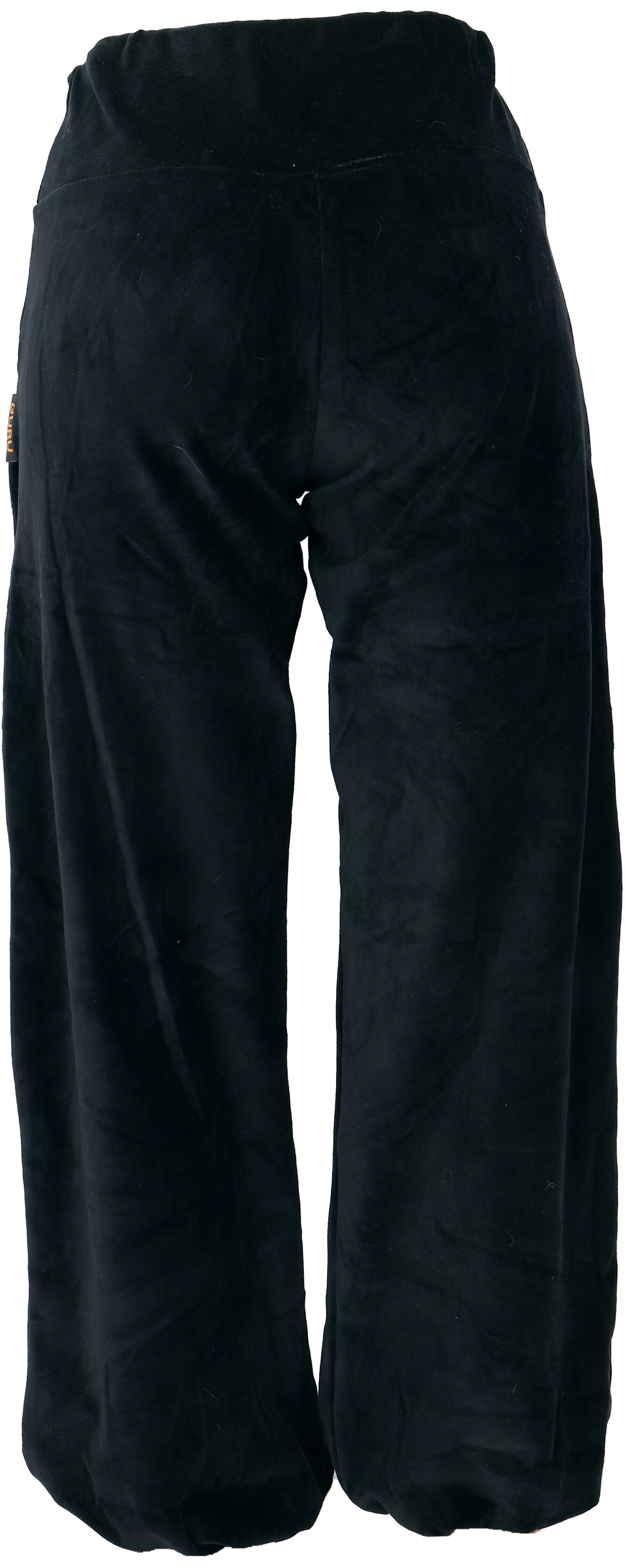 Guru-Shop Relaxhose Boho Samt Pluderhose, Wohlfühlhose, günstig online kaufen