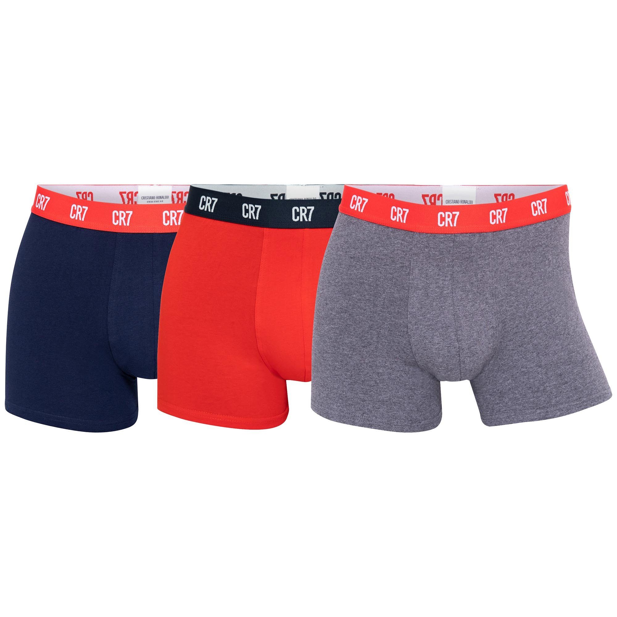 CR7 Boxer Herren Boxershort 3er Pack Baumwolle (Packung, 3er Pack) günstig online kaufen