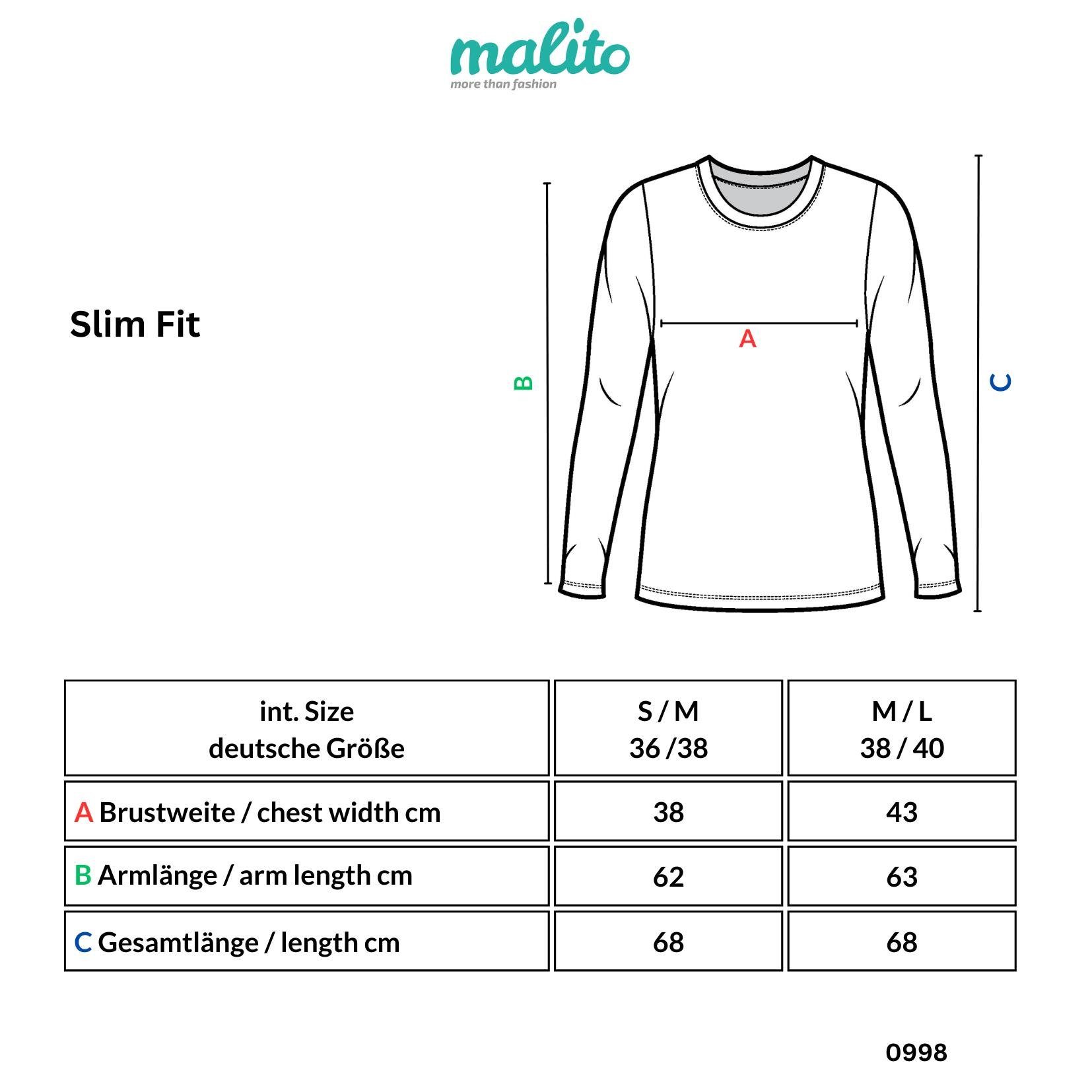 Muse Rundhalsshirt Langarm Longshirt mit Spitzensaum günstig online kaufen