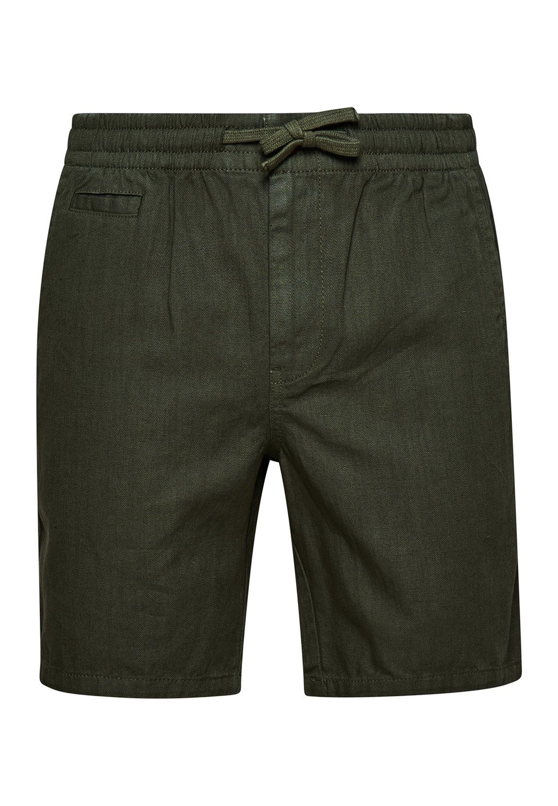 Herren Shorts Khaki Moss Shorts OVERDYED SHORT Superdry VINTAGE Superdry Dark