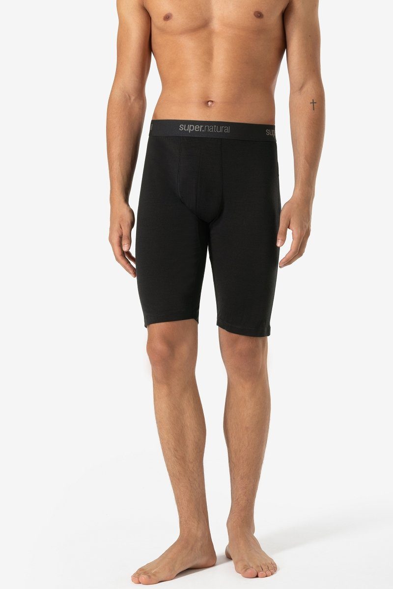 SUPER.NATURAL Funktionstights Merino Tight M TUNDRA175 SHORT TIGHT funktioneller Merino-Materialmix