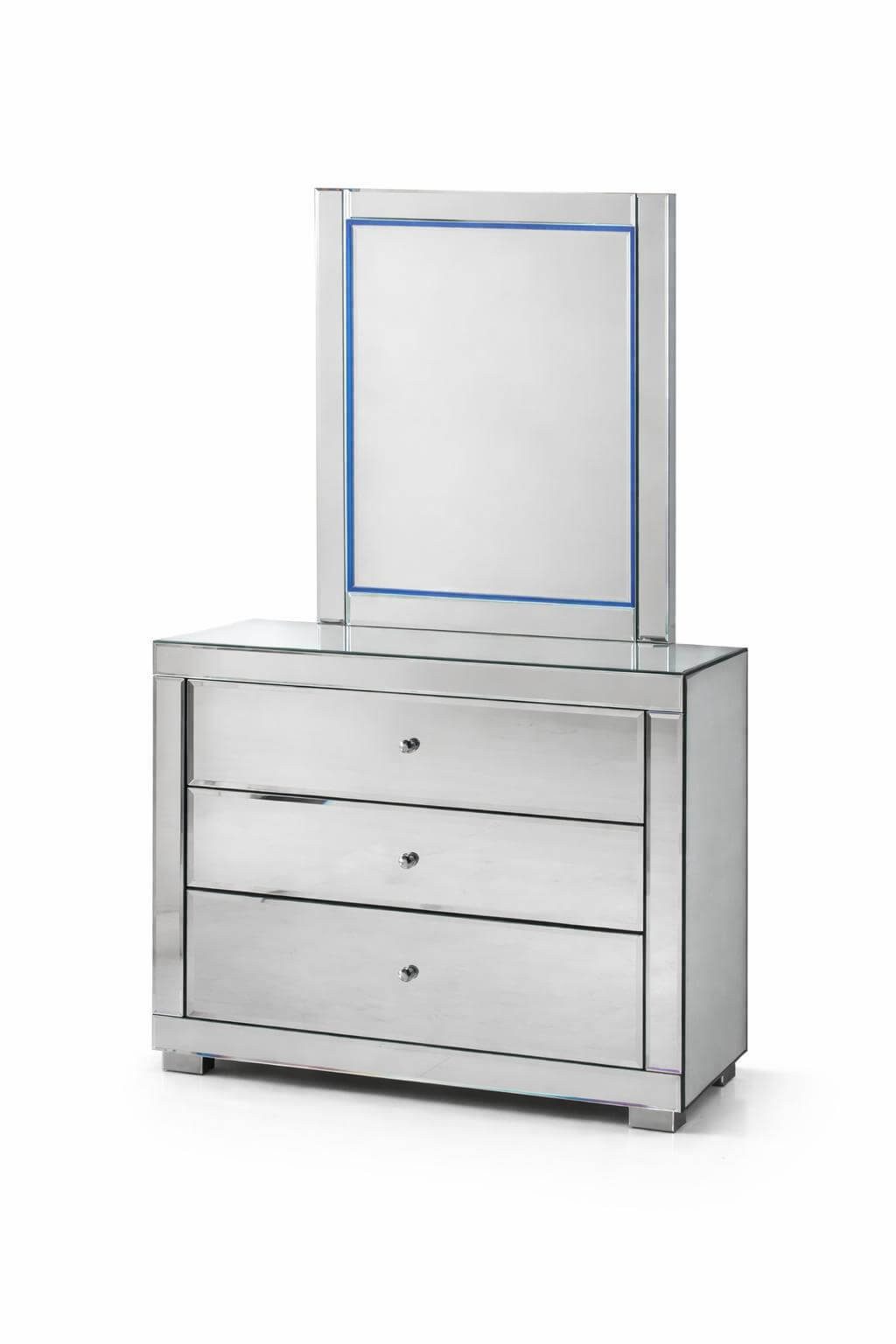 JVmoebel Schlafzimmer-Set Modernes Schlafzimmer-Set mit Bett und praktischem Schminktisch, (2-tlg), Made in Europa