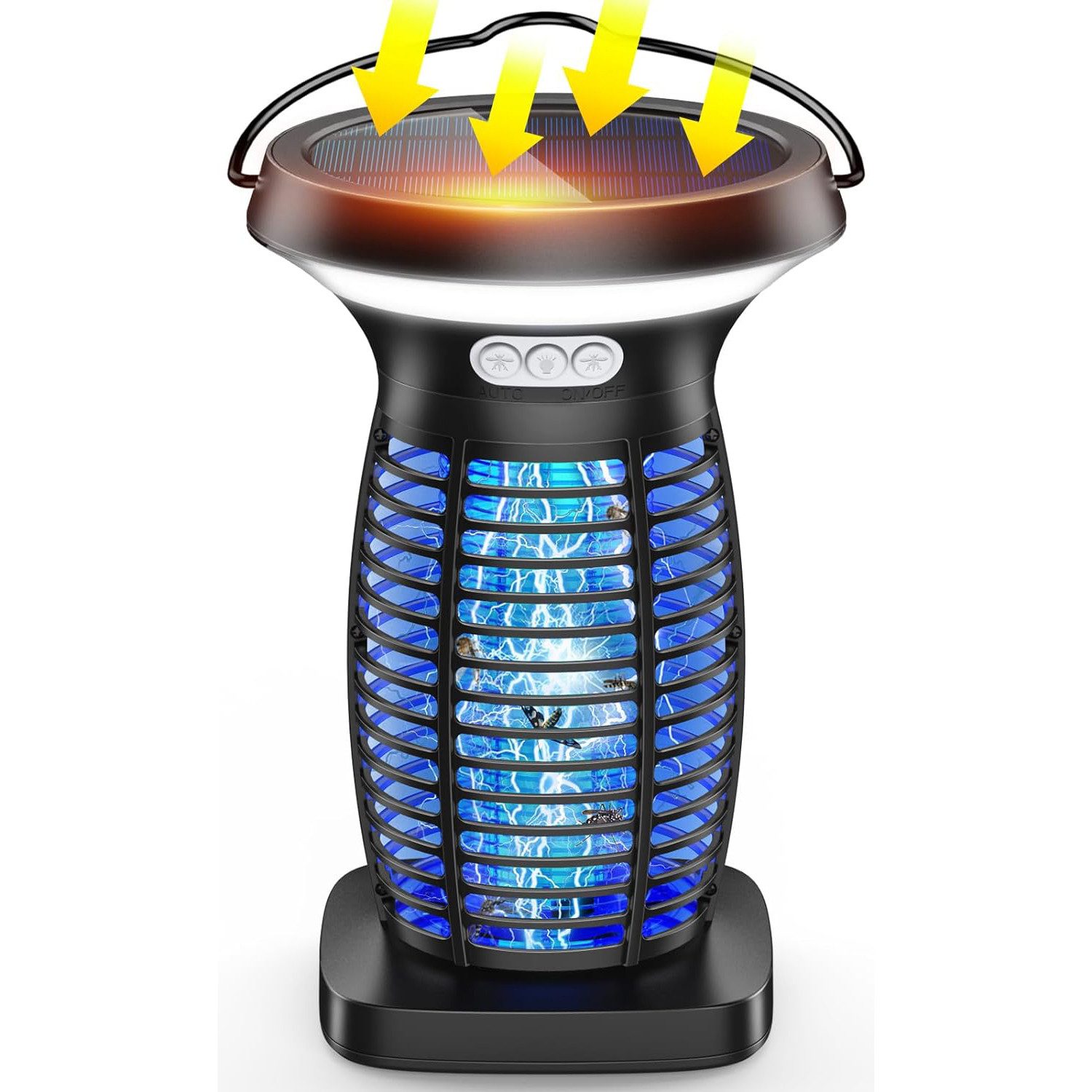 Insektenvernichter Mosquito Killer Solar-Insektenvernichter Elektrisch LED Insektenlampe
