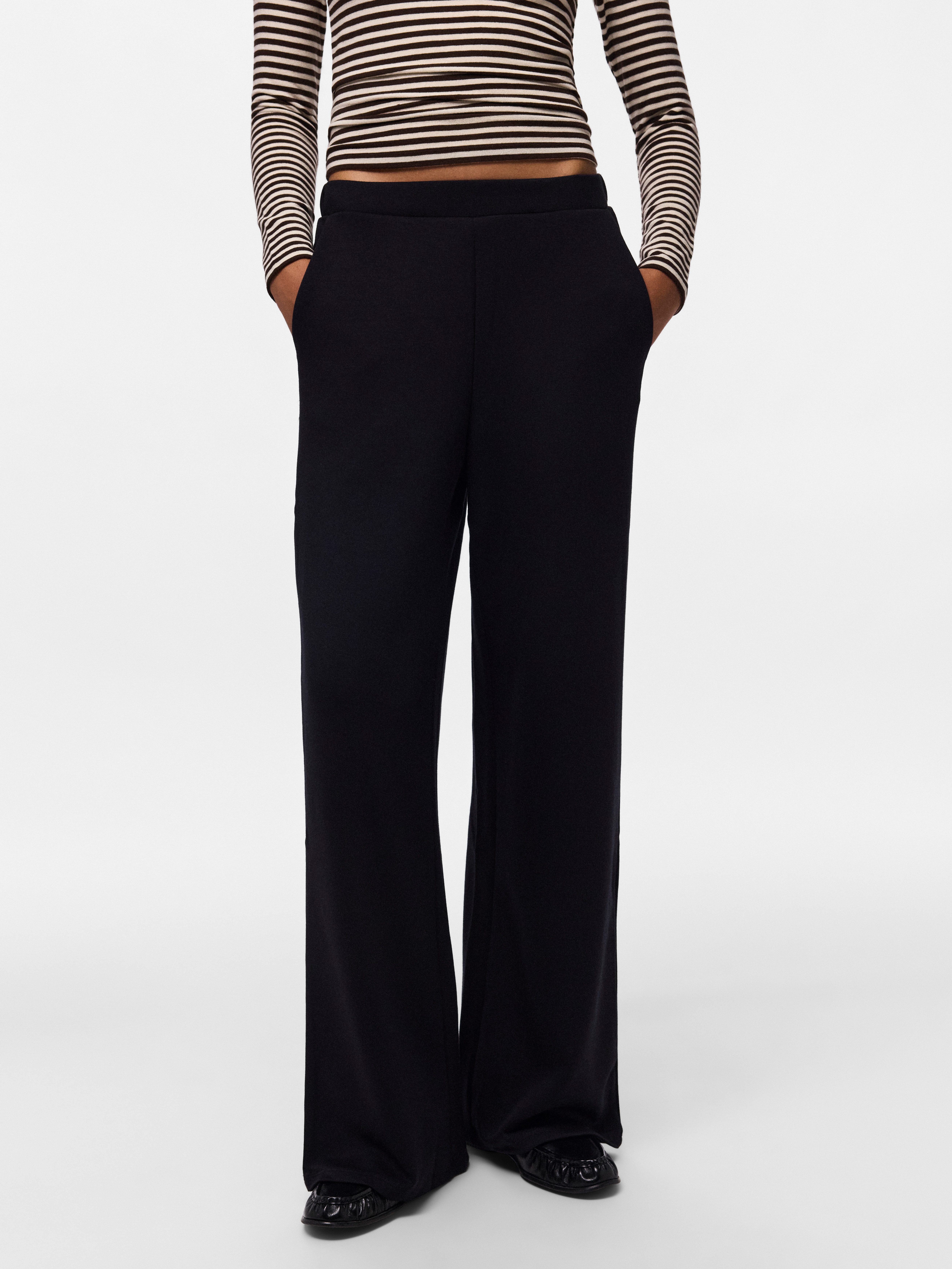 pieces Sweathose PCMICHELLE SCUBA HW PANTS SWT NOOS BC Materialmix – Bild 2 von 5