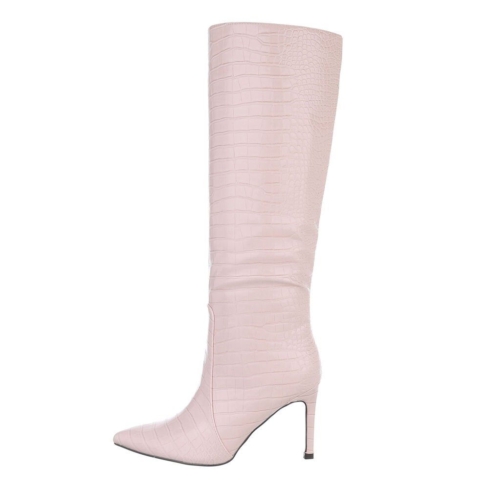 Ital-Design Damen Elegant High-Heel-Stiefel (84456299) Pfennig-/Stilettoabs günstig online kaufen