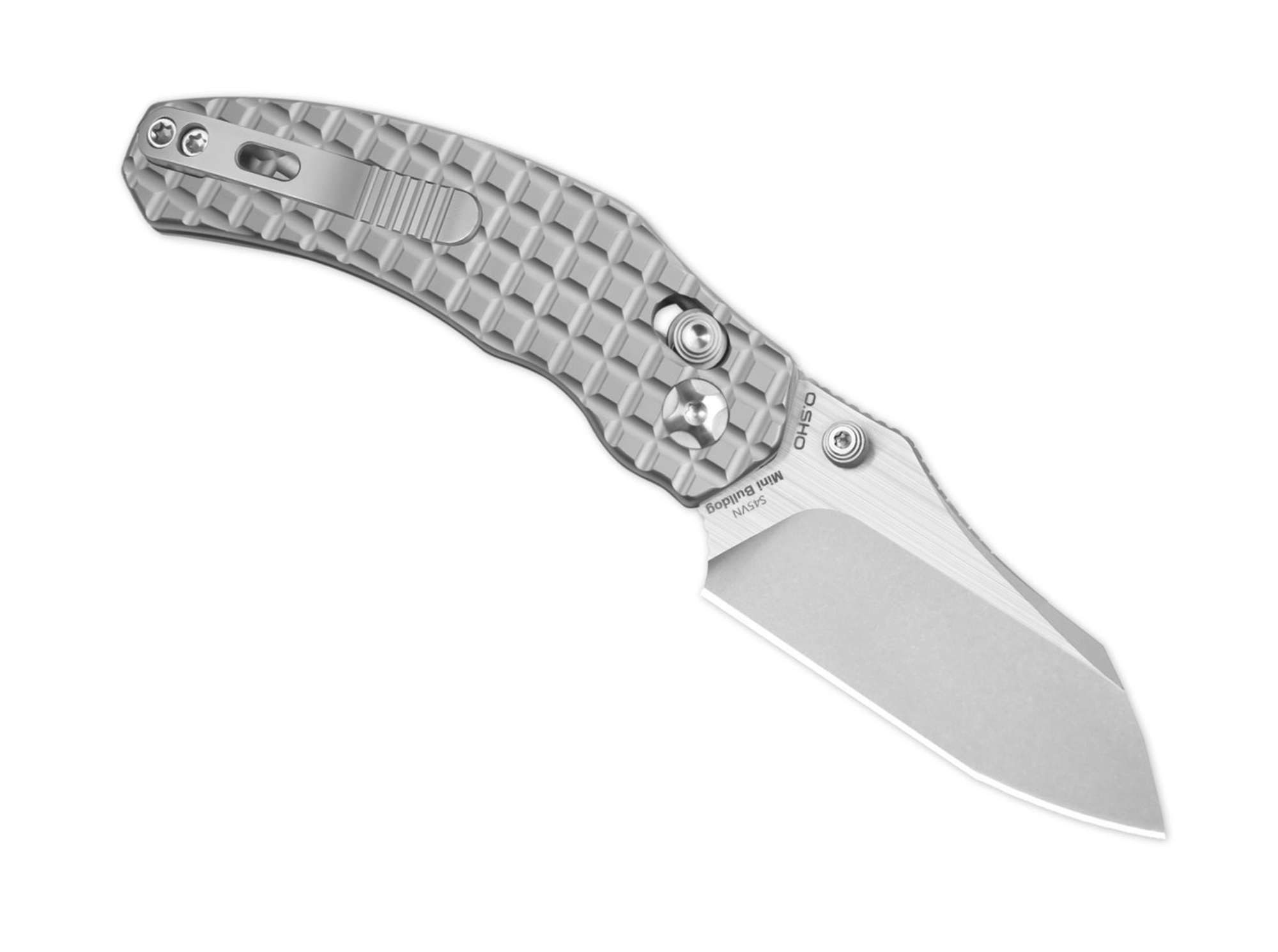 Kizer Taschenmesser Kizer Mini Bulldog S45VN Grey Ti