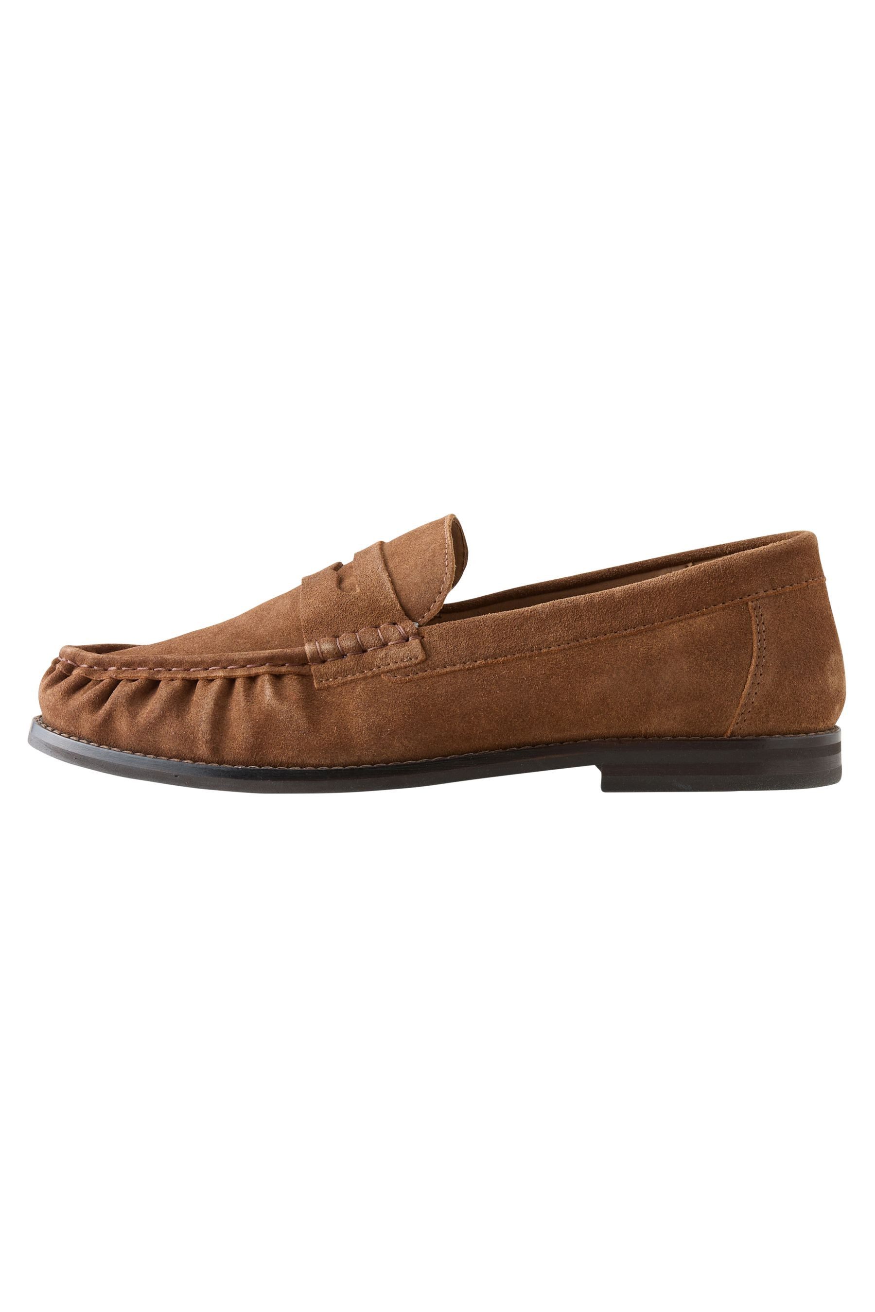 Next N. Premium Veloursleder-Pennyloafer Loafer (1-tlg)