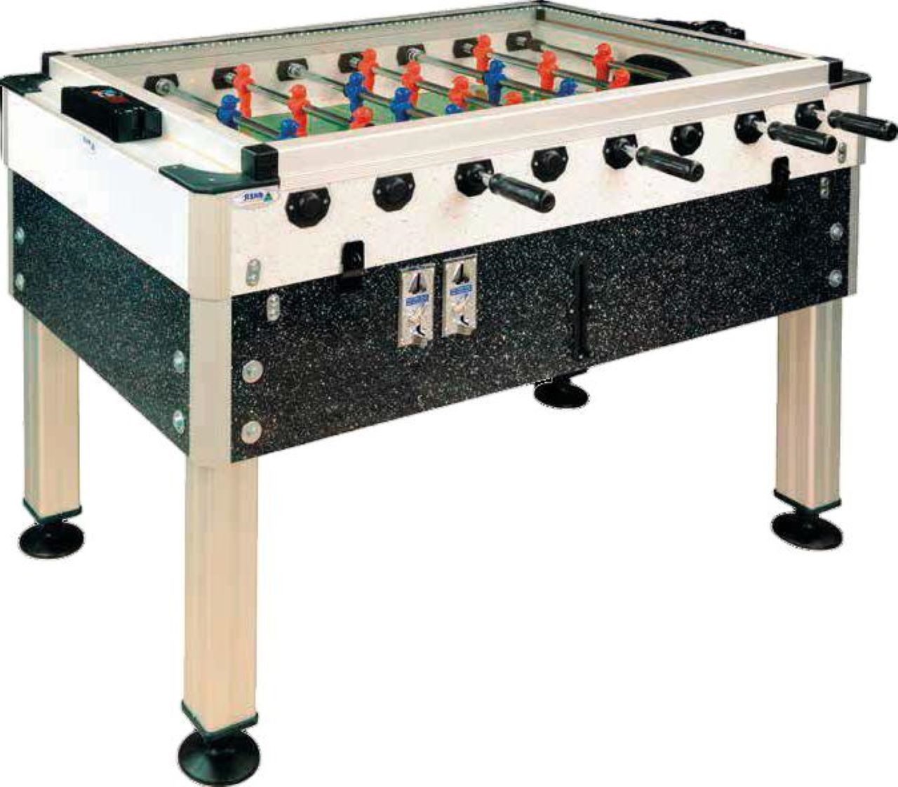 Kickertisch Hochwertiger Kickertisch mit stabilen Beinen und ergonomischen Griffen