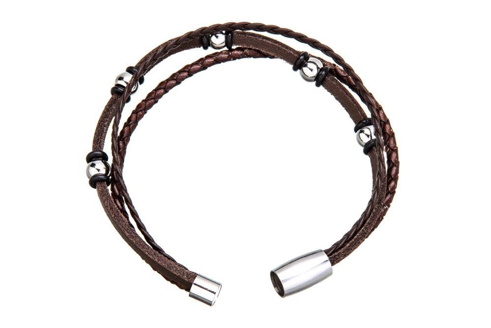 Silberkettenstore Lederarmband Lederarmband 0625M1 - 3reihig, günstig online kaufen