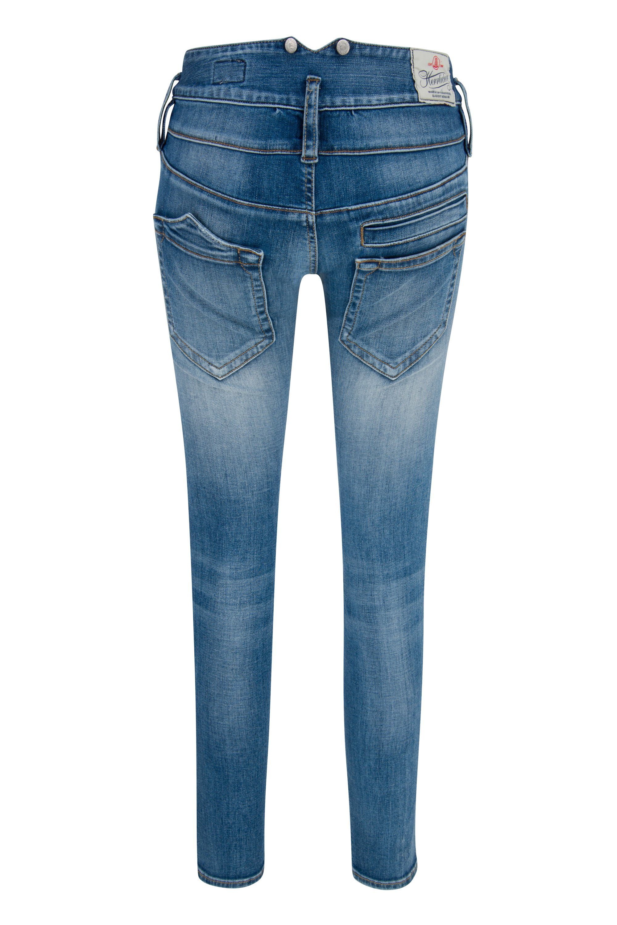 Organic faded Denim Slim blue 5303-OD100-666 HERRLICHER PITCH Herrlicher Stretch-Jeans