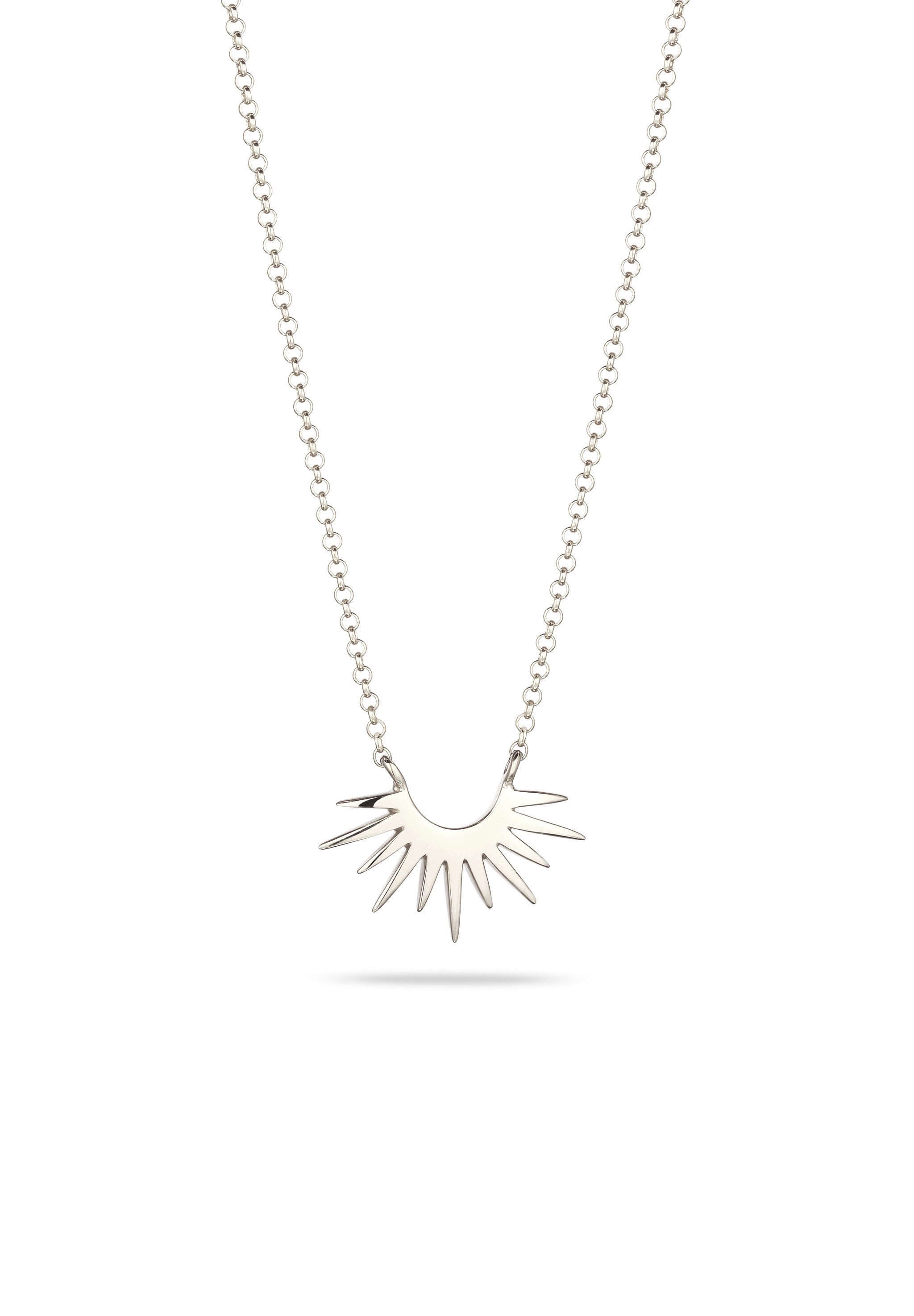 Kette mit Anhänger Sonne 925 Sterling Silber