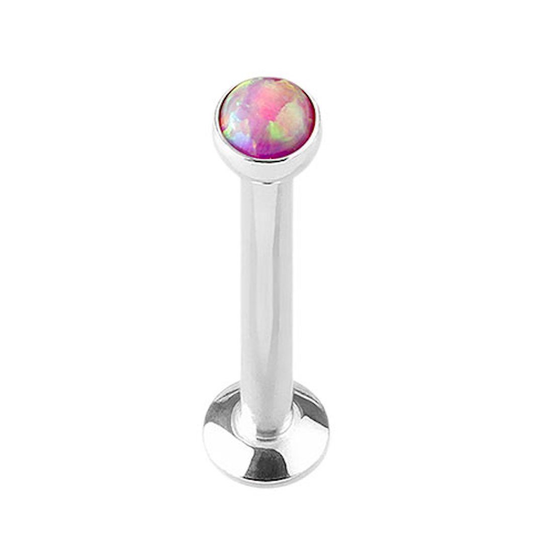 Taffstyle Piercing-Set Piercing Stab Lippenpiercing Stud Opal Kopf, Univers günstig online kaufen