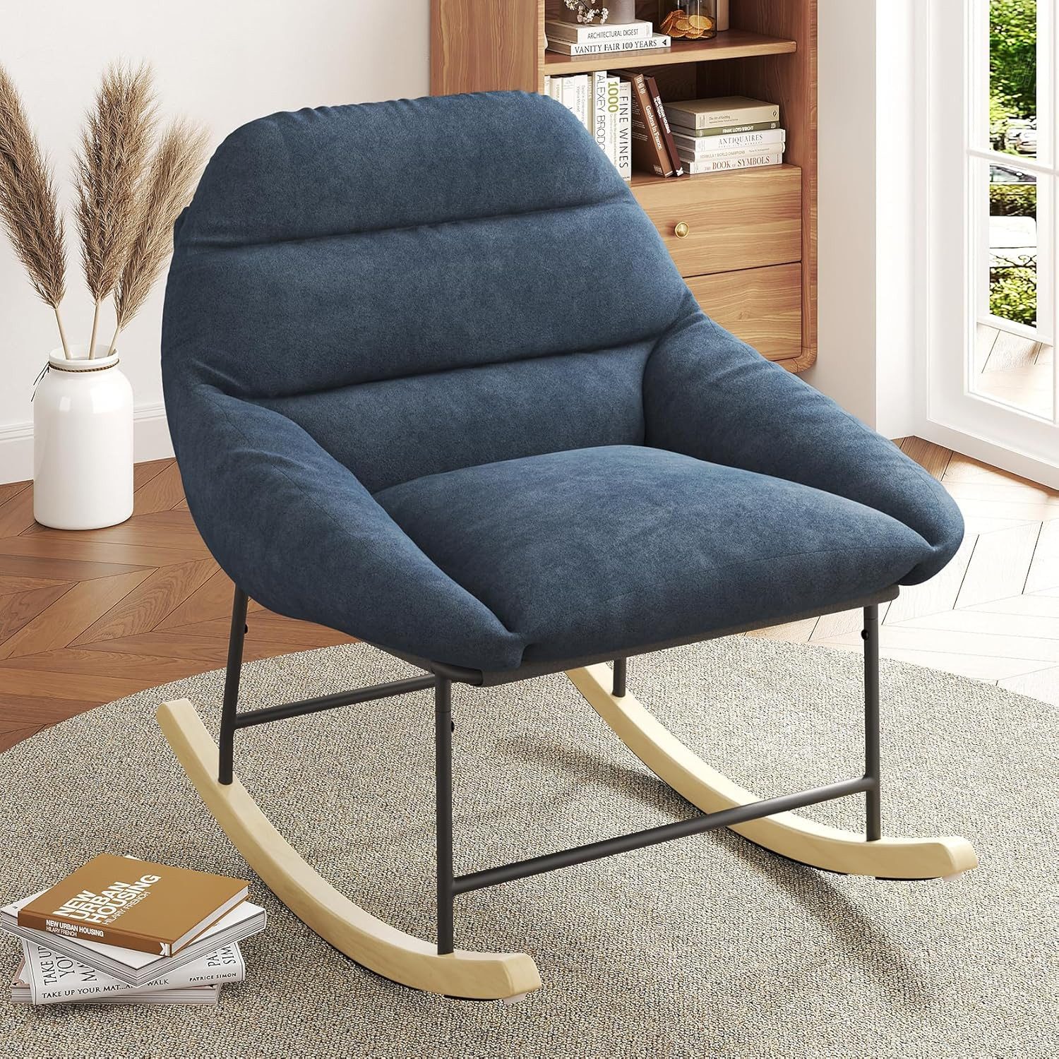 OUNUO Schaukelstuhl Bequemer Schaukelstuhl für das Kinderzimmer günstig online kaufen