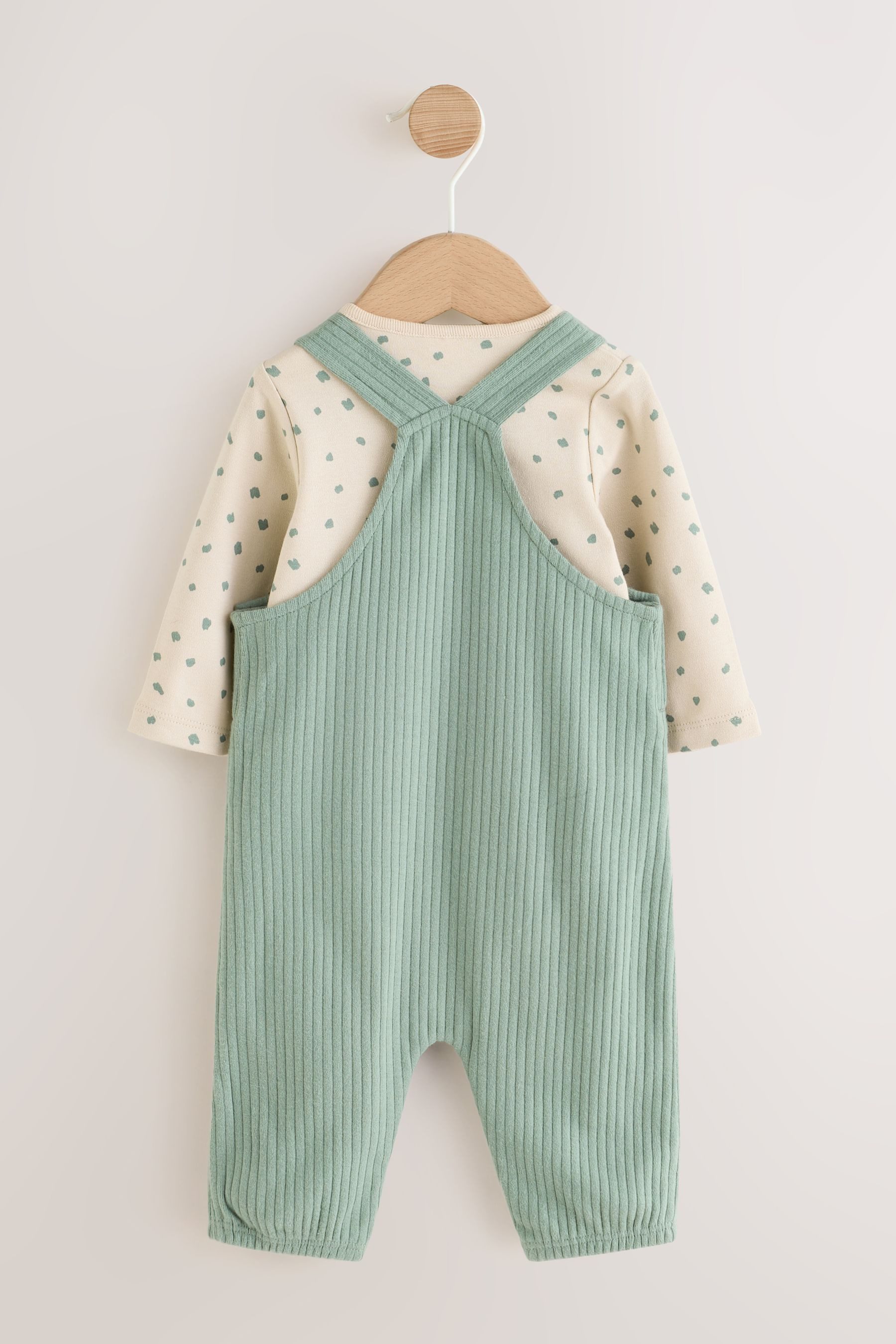 Next Body & Hose Baby Bodysuit und Jersey-Latzhose im Set (2-tlg) – Bild 2 von 5