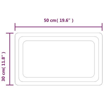 vidaXL Spiegel LED-Badspiegel 50x30 cm (1-St)