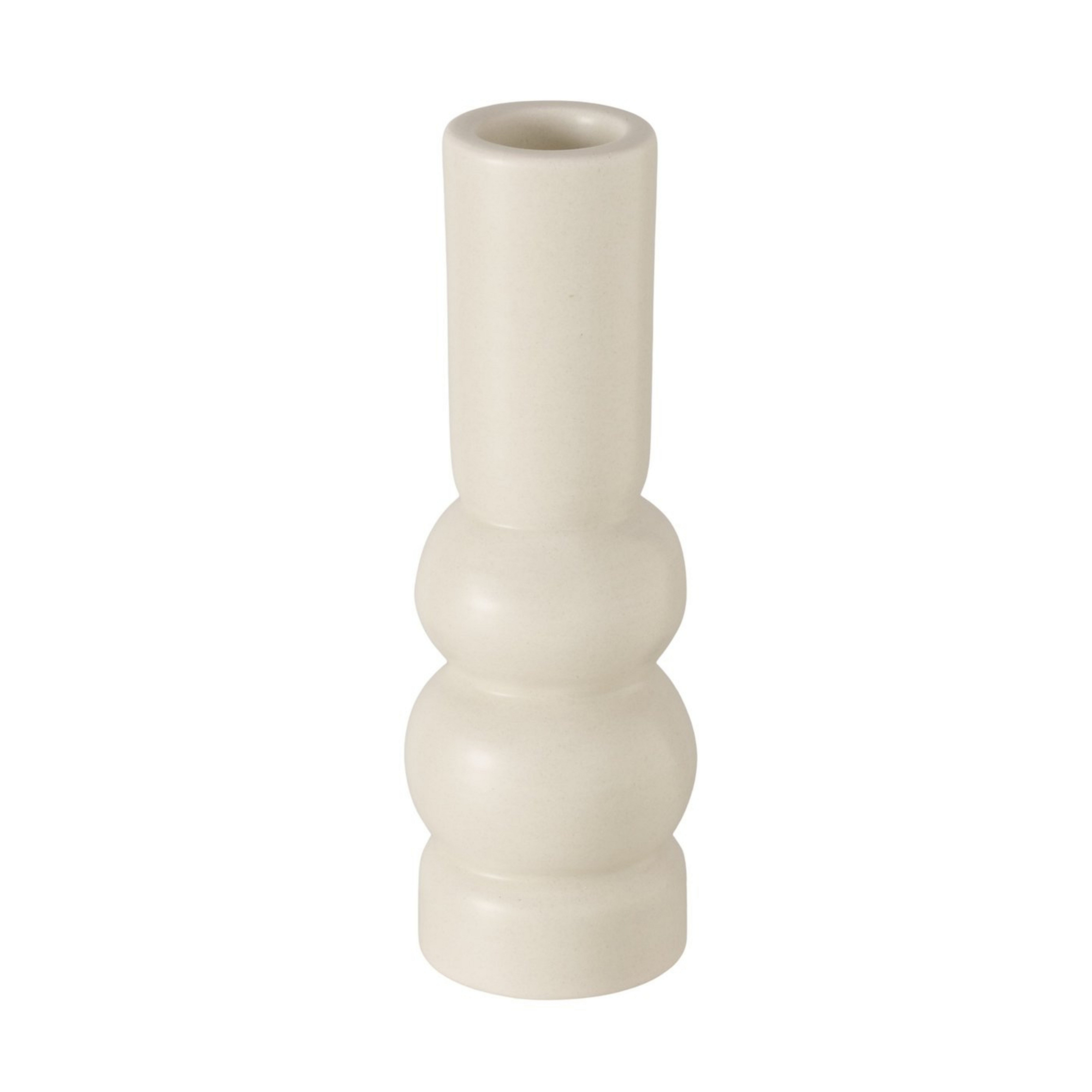 BOLTZE GRUPPE GmbH Kerzenleuchter Boltze, Kerzenleuchter Bulba beige, Höhe 16 cm, 2084887