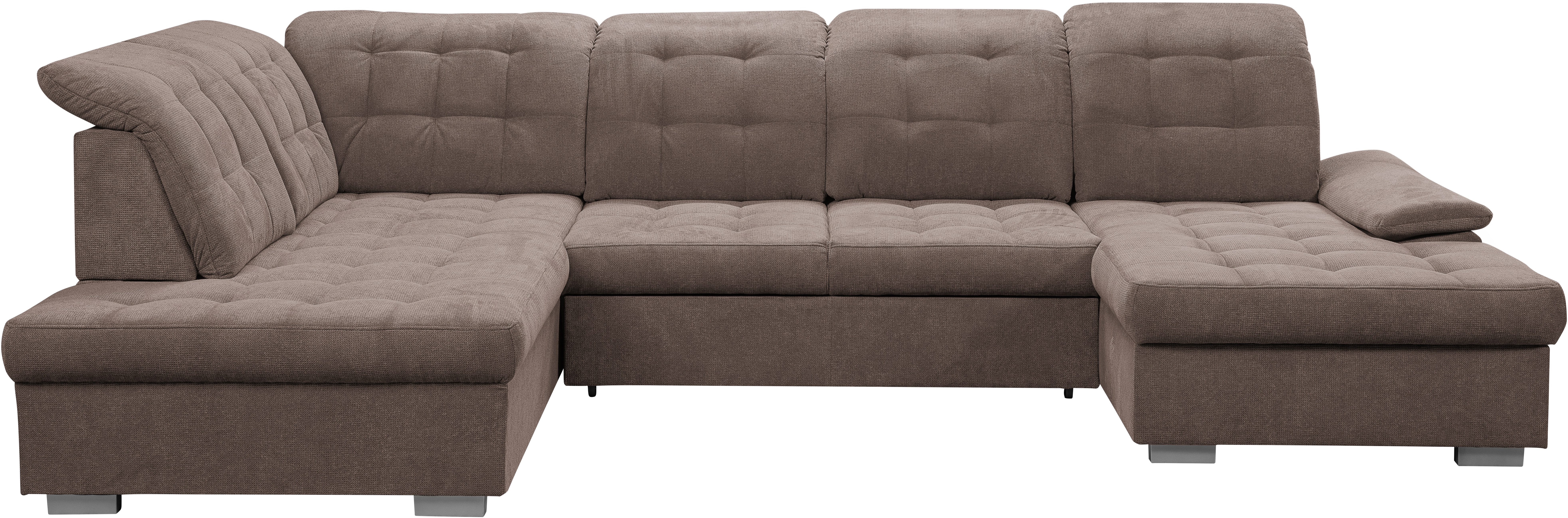 WERK2 Wohnlandschaft Kordula-New Multifunktion Couch, Breite 332cm, U-Form, günstig online kaufen