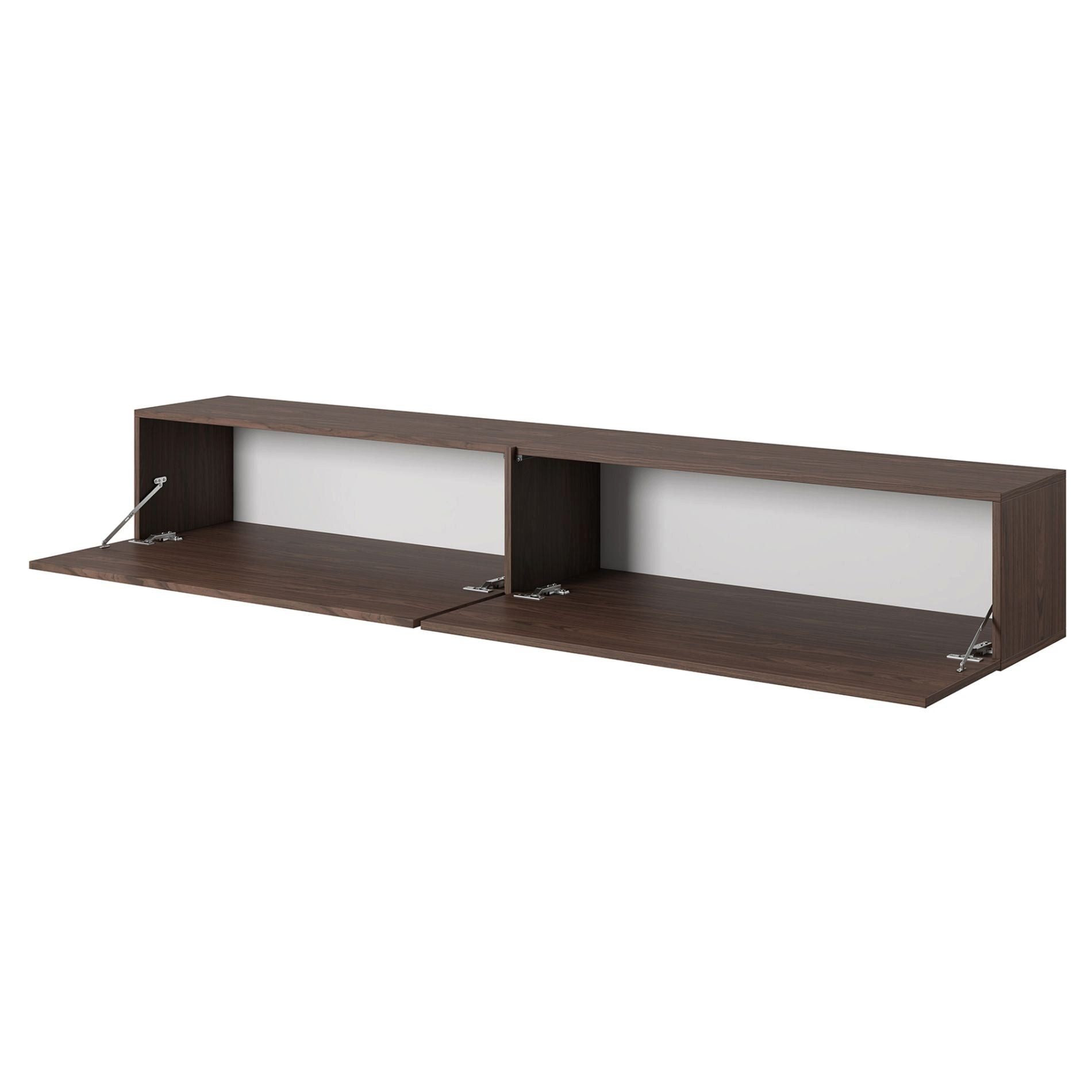 Selsey TV-Schrank Baleo hängendes Designmöbel mit 2 grifflosen Klappen und 2 Fächern 200 cm – Bild 4 von 4