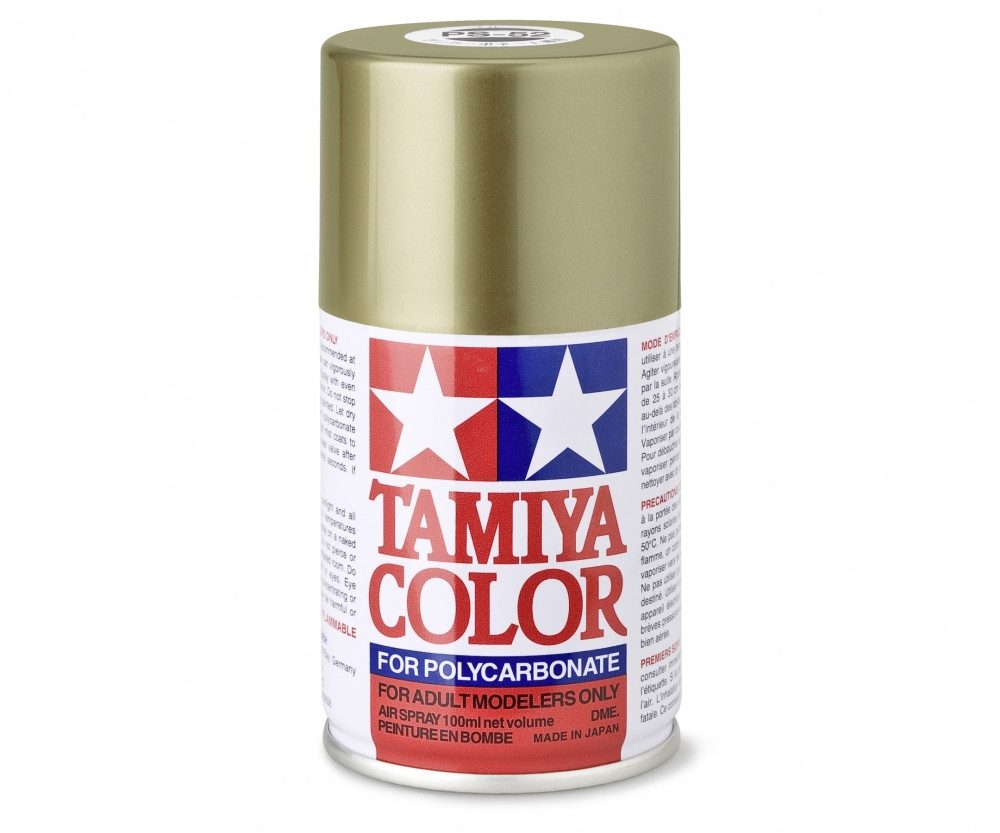Tamiya Sprühfarbe Tamiya PS-52 Champagne Gold Sprühfarbe 100ml für Polycarbonat (Lexan