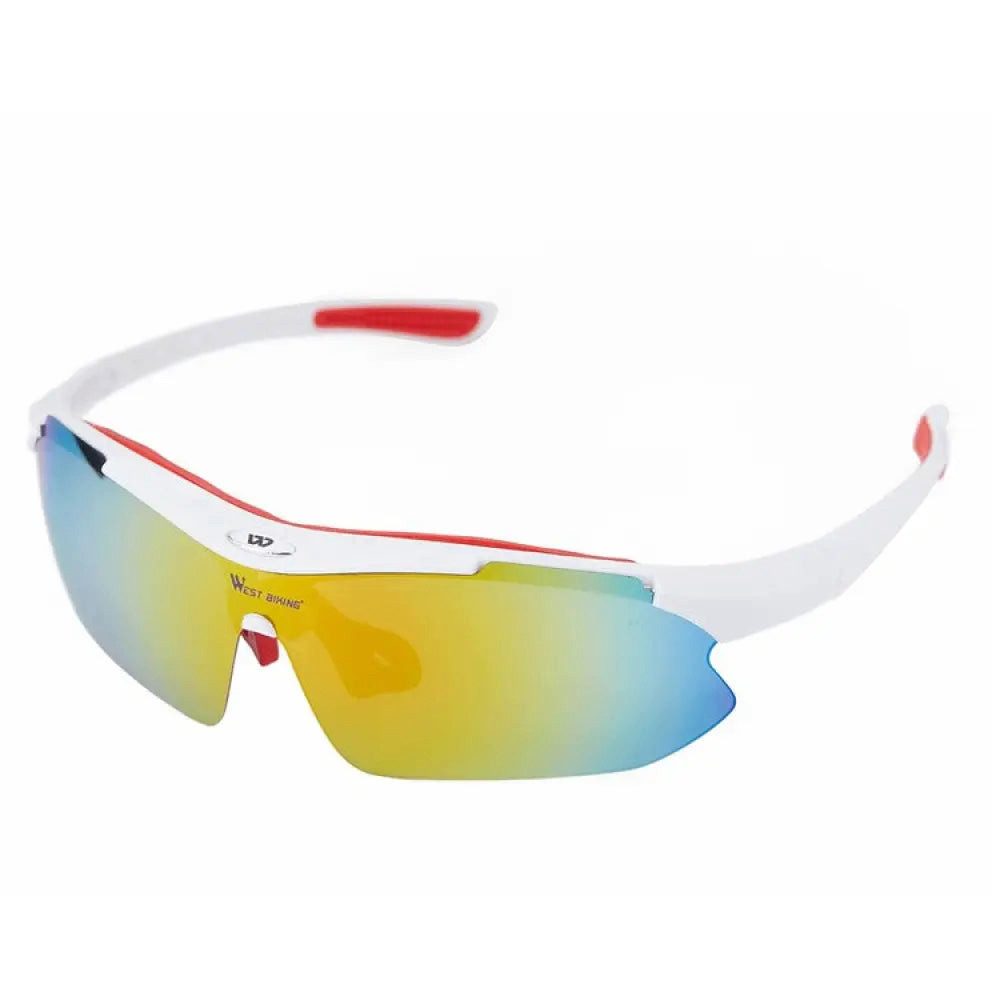 Sportbrille Sportbrille mit UV400 Schutz, Fahrradbrille, Polarisierte Gläser