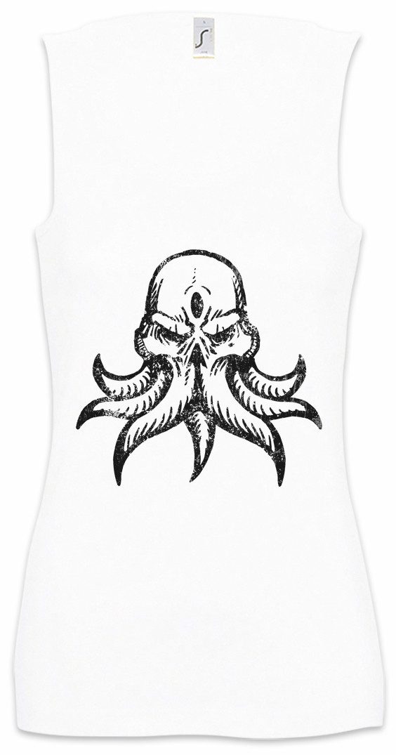 Tanktop Cthulhu Insmouth Ärmelloses Damen T-Shirt Cthulhu Call Horror Arkham