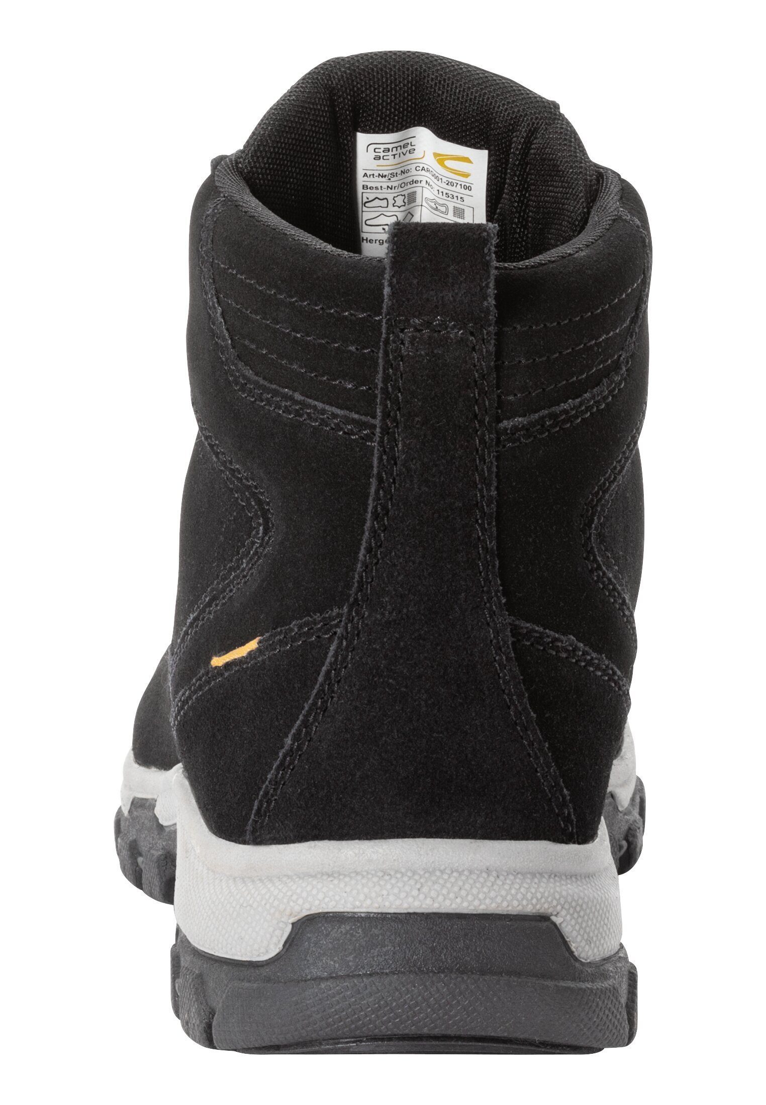 camel active aus Veloursleder Schnürstiefelette