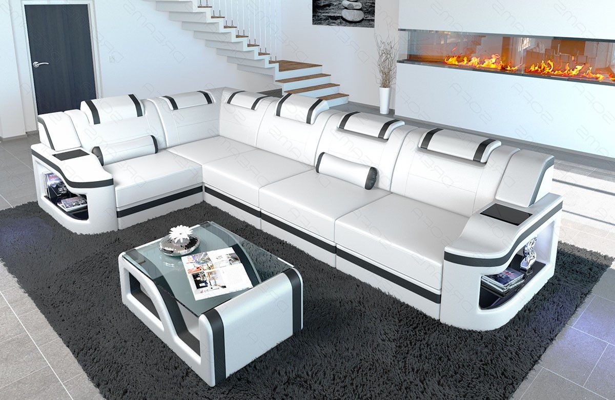 Sofa Dreams Ecksofa Ledersofa Padua L günstig online kaufen