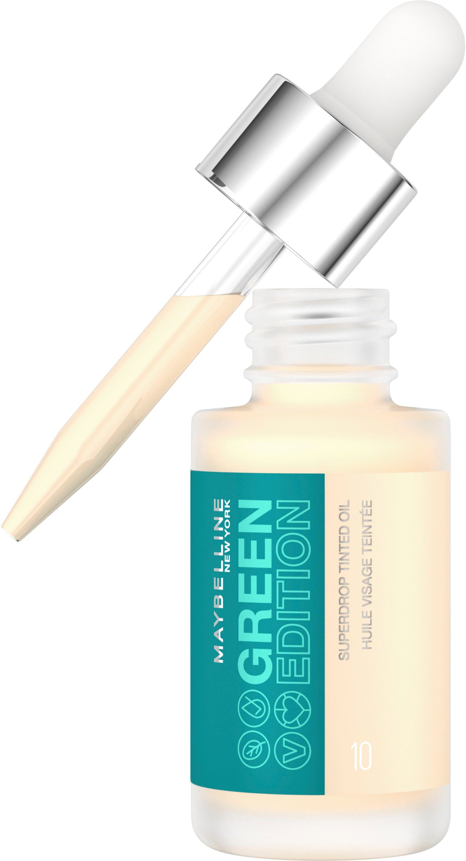 MAYBELLINE NEW YORK Foundation Superdrop Tinted Dry Oil GREEN ED TINT DRY OIL 10 | Foundation